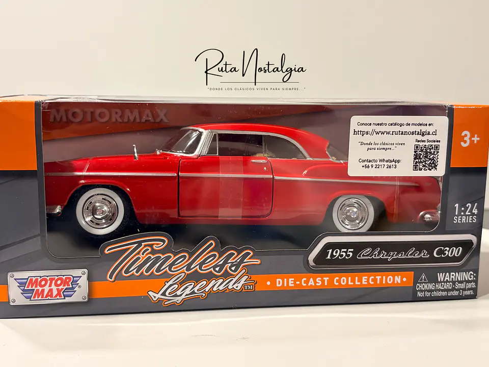 Auto Chrysler C300 (1955) |  Motormax 1:24 11
