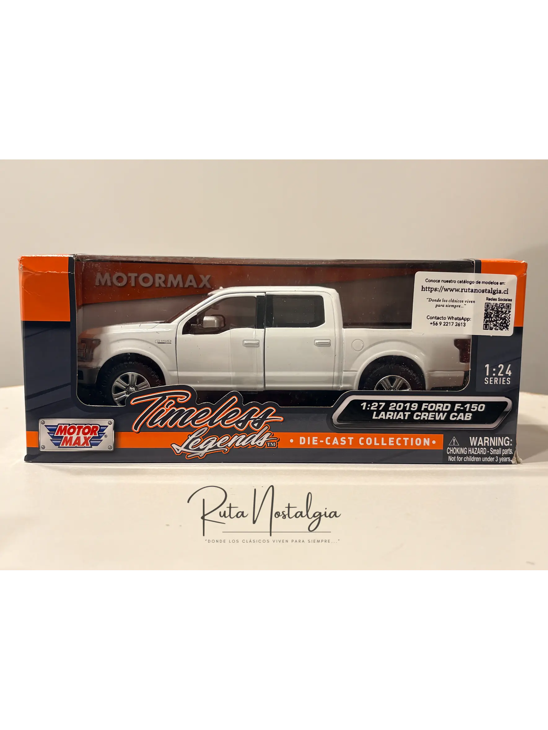 Camioneta Ford F-150 Lariat Crew Cab 2019 Motormax 1:24 | Pick-Up Americana “full-size” hecho miniatura 10