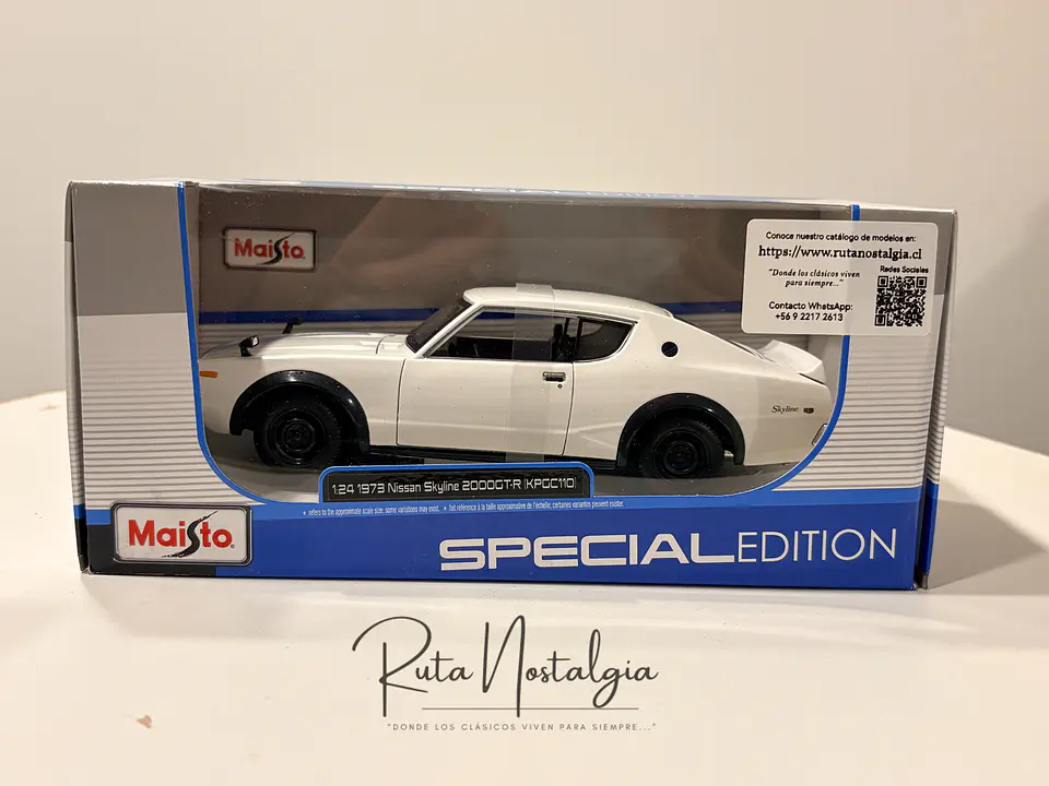 Auto Nissan Skyline 2000 GT-R (1973) |  Maisto 1:24  9