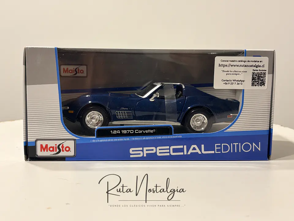 Auto Chevrolet Corvette  C3 Stingray (1970) | Maisto 1:24  9