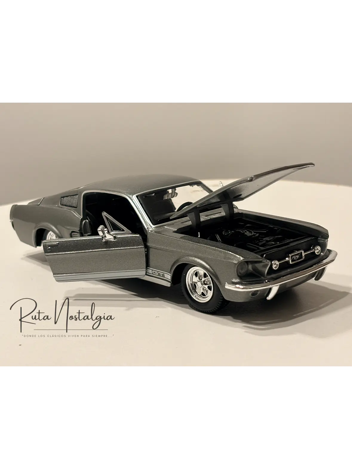 Auto Ford Mustang GT 1967 | Maisto 1:24 | Muscle Car Clásico de Colección 1