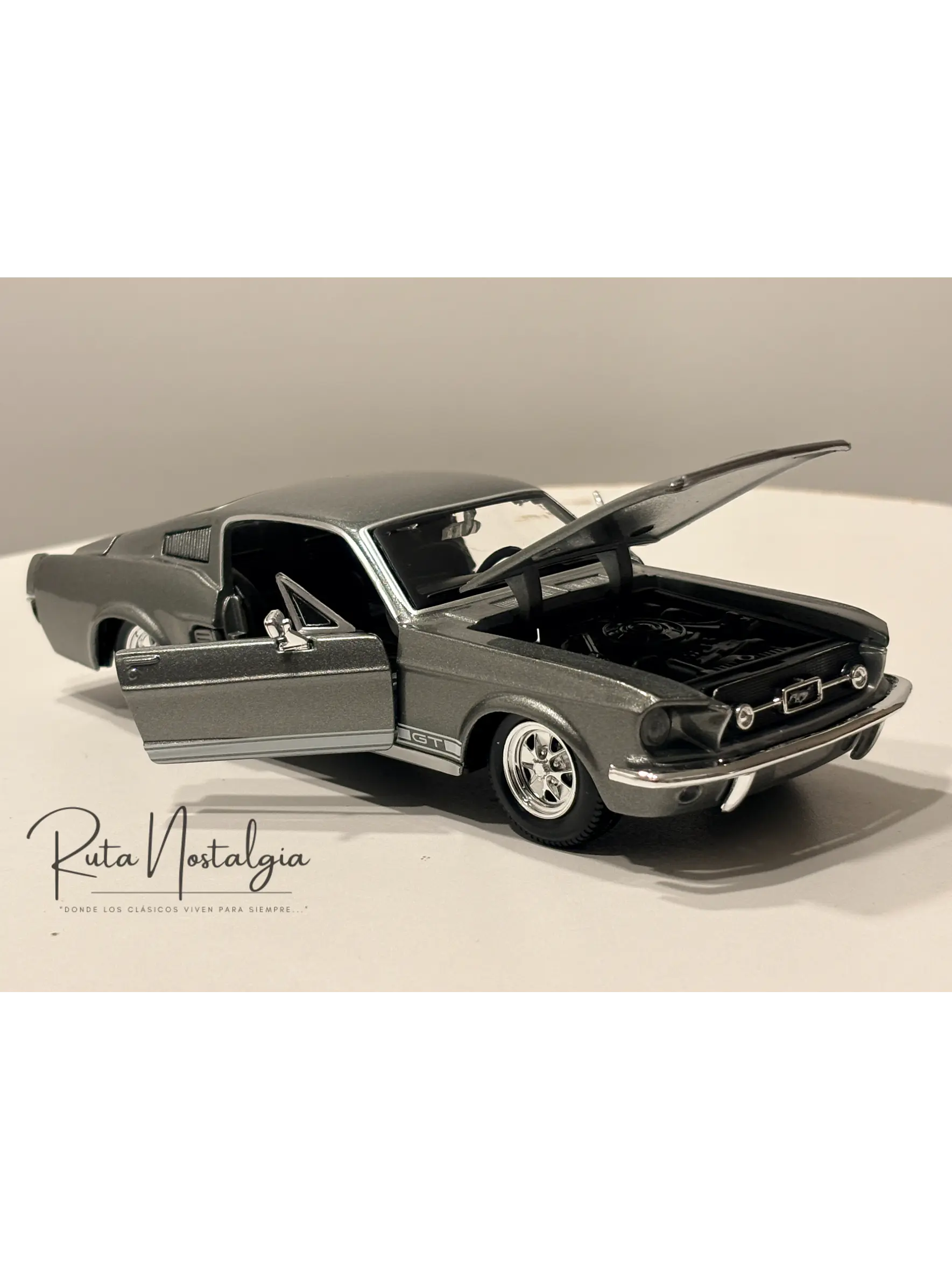 Auto Ford Mustang GT 1967 | Maisto 1:24 | Muscle Car Clásico de Colección 1