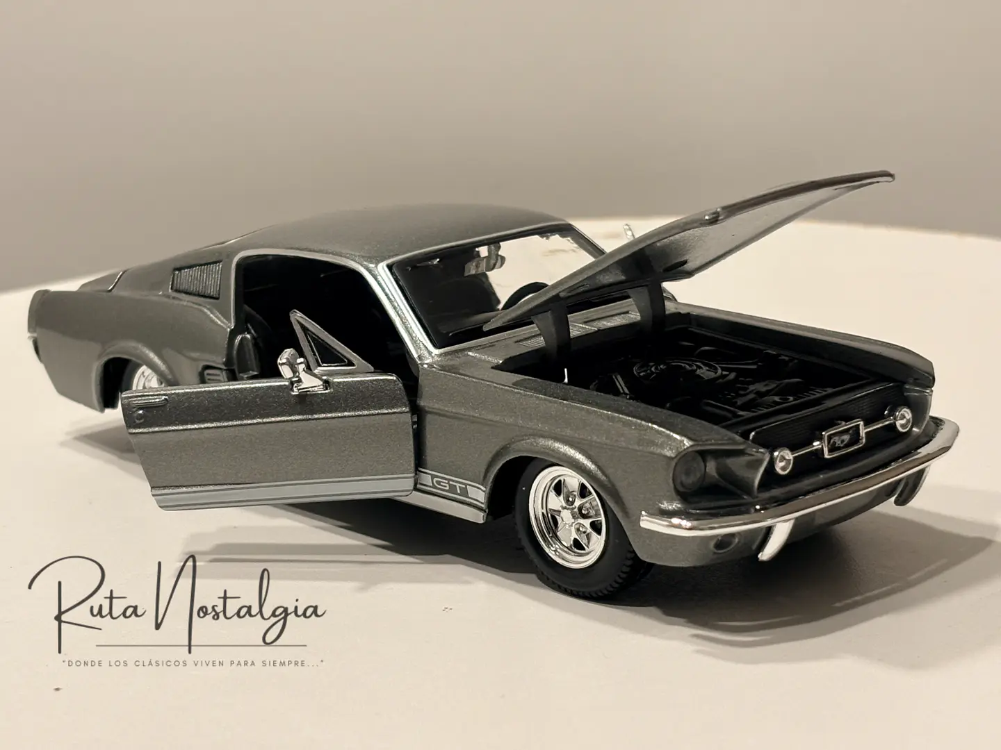 Auto Ford Mustang GT 1967 | Muscle car colección | Maisto 1:24  2