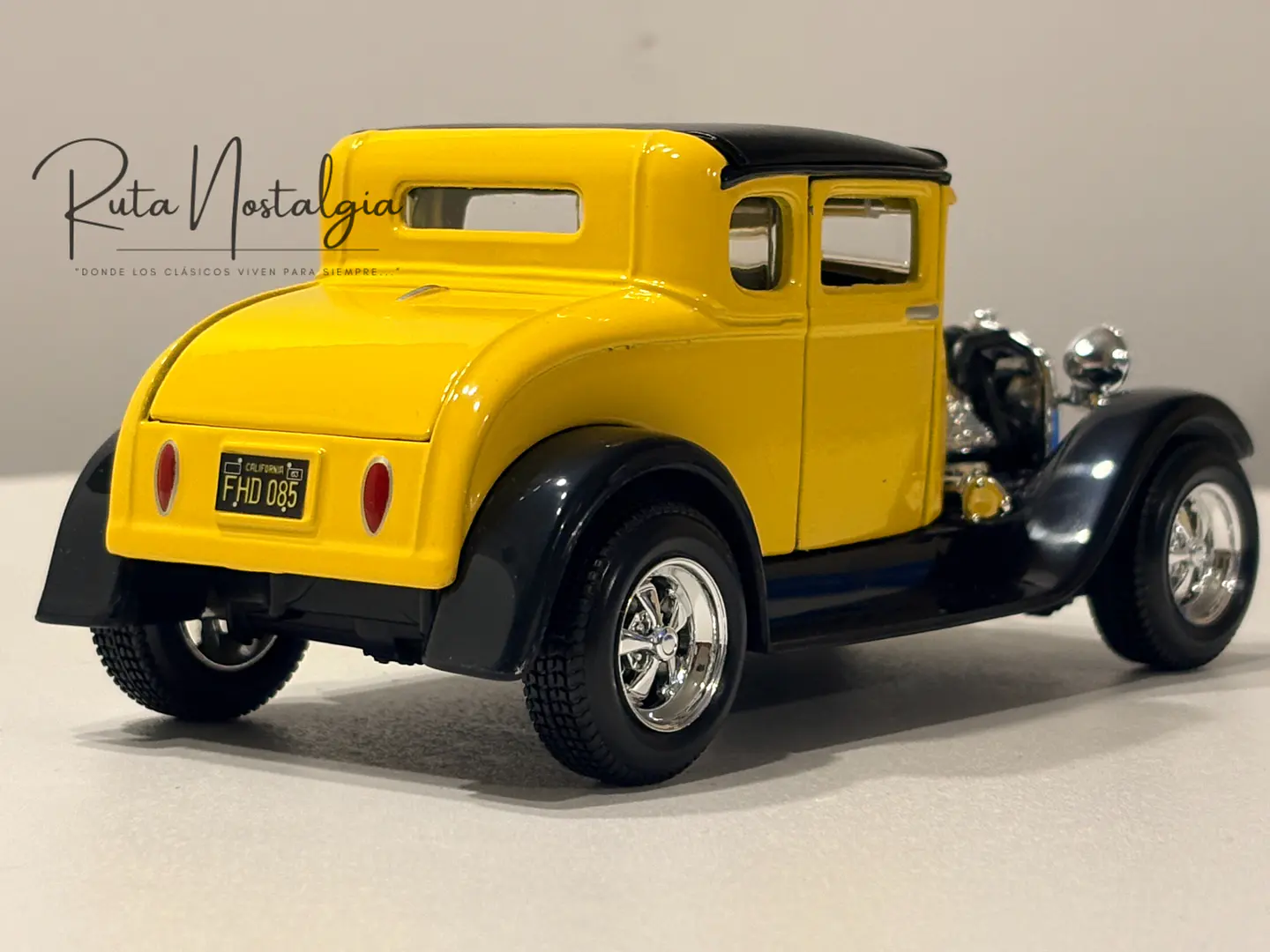 Ford Model A Hot Rod (1929) |  Maisto 1:24 | Auto Clásico Americano 5