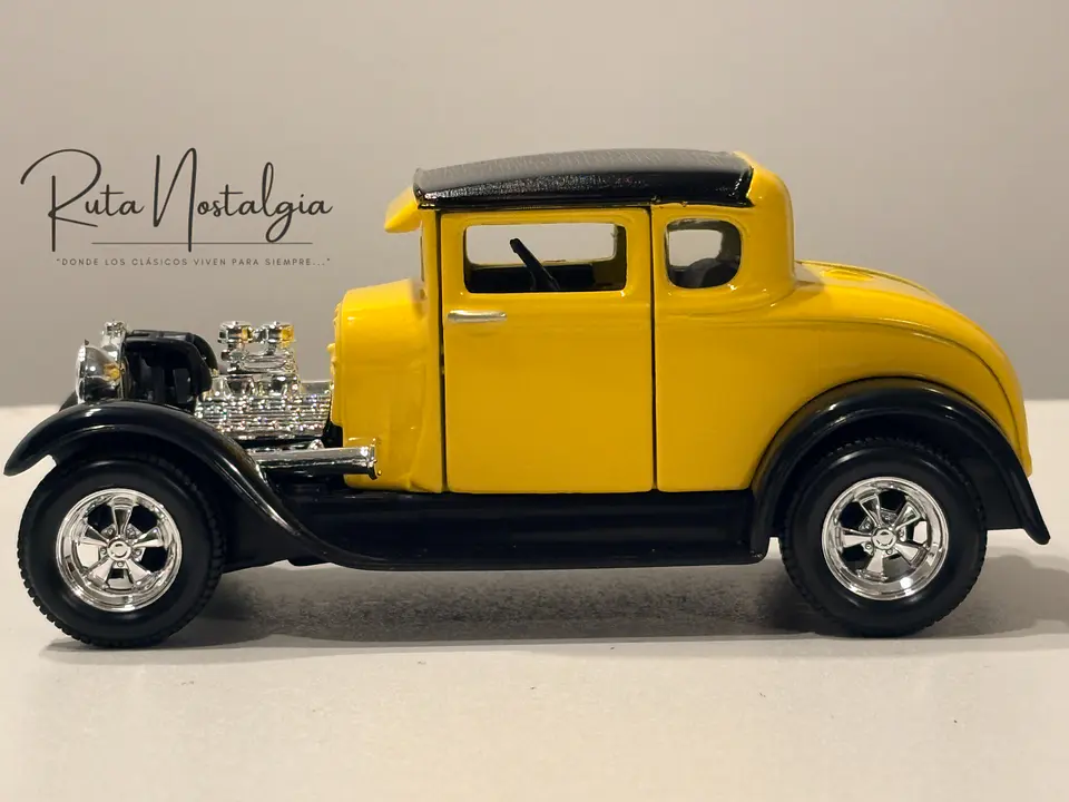 Ford Model A Hot Rod (1929) |  Maisto 1:24 | Auto Clásico Americano 7