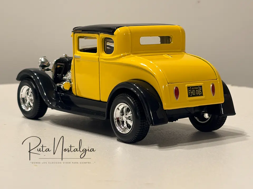 Ford Model A Hot Rod (1929) |  Maisto 1:24 | Auto Clásico Americano 6