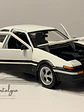 Auto Toyota Sprinter Trueno AE86 Blanco Negro Maisto 1:24 | Auto JDM Clásico de Colección en Chile - thumbnail 1