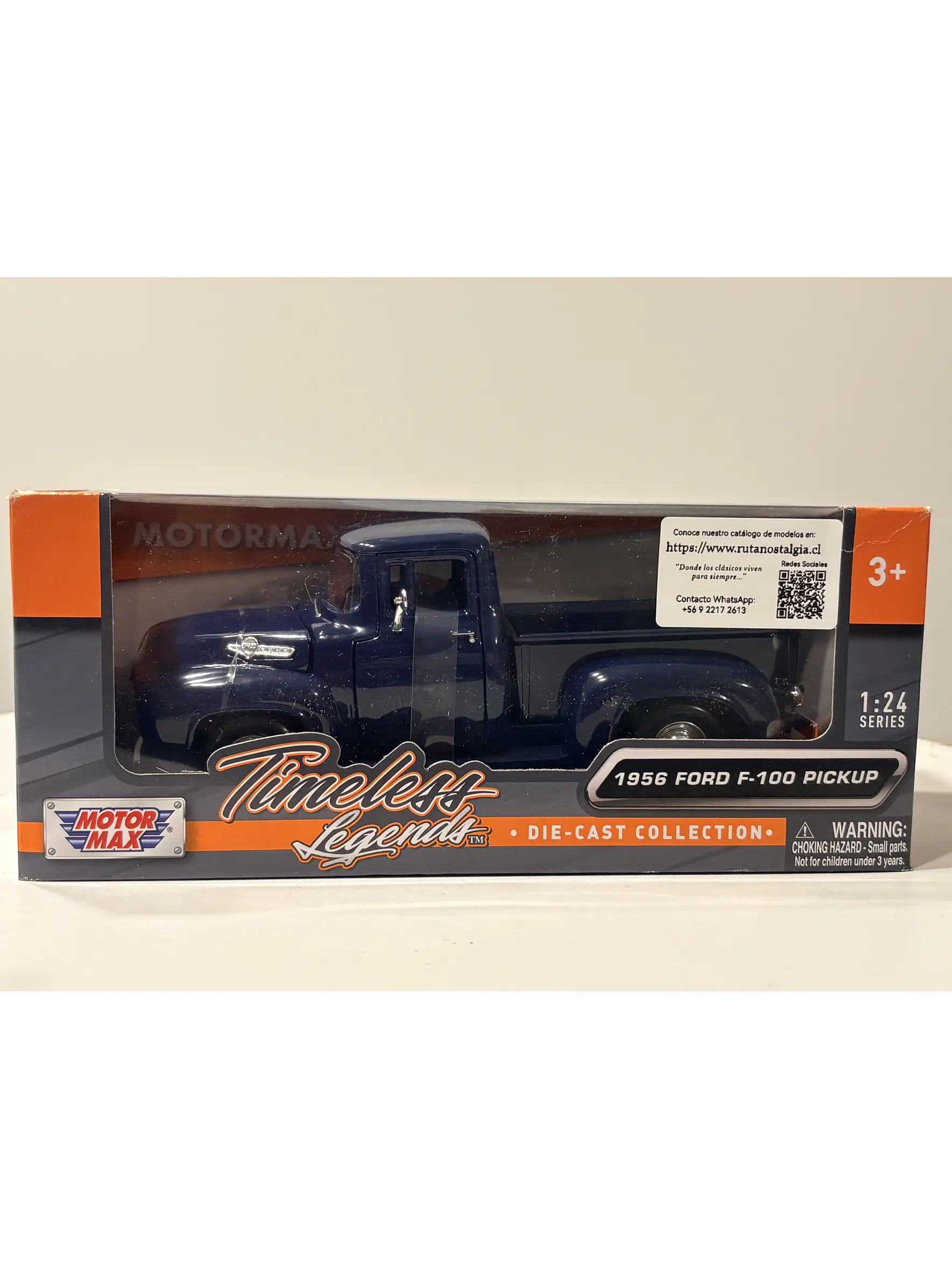 Camioneta Ford F-100 Pick Up 1956 | Motormax  1:24 – Camioneta clásica americana a escala 9