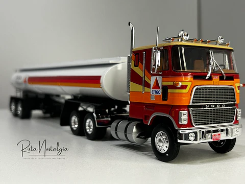 Camión Ford CL-9000 1976 Cisterna CITGO 1:43 – Nostalgia del Transporte Americano
