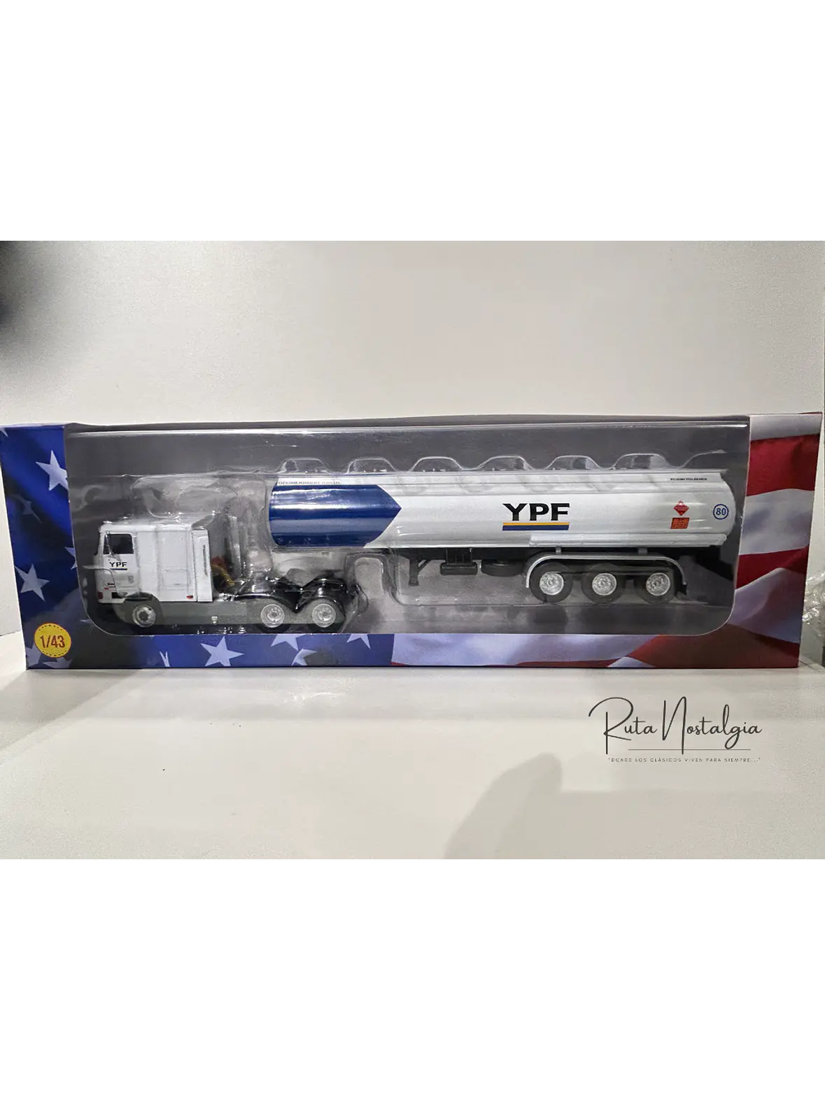 International Eagle 9700 Cabover (1997) – YPF Cisterna Combustible – Colección Camiones Americanos 1:43 10