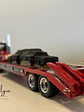 Mack Granite con Rampla Lowboy First Gear 1:34 – Camión americano de carga pesada para coleccionistas y camioneros - Miniatura 7