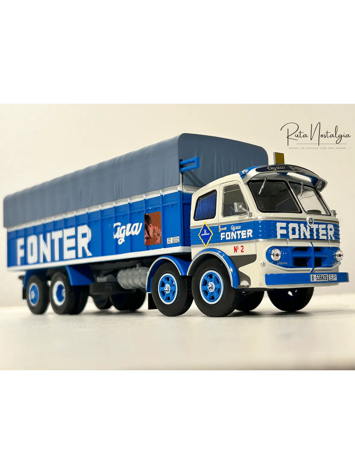 Pegaso 1066/52 Fonter 1972 – Salvat 1:43 | Colección Camiones Españoles.  Ruta Nostalgia 1