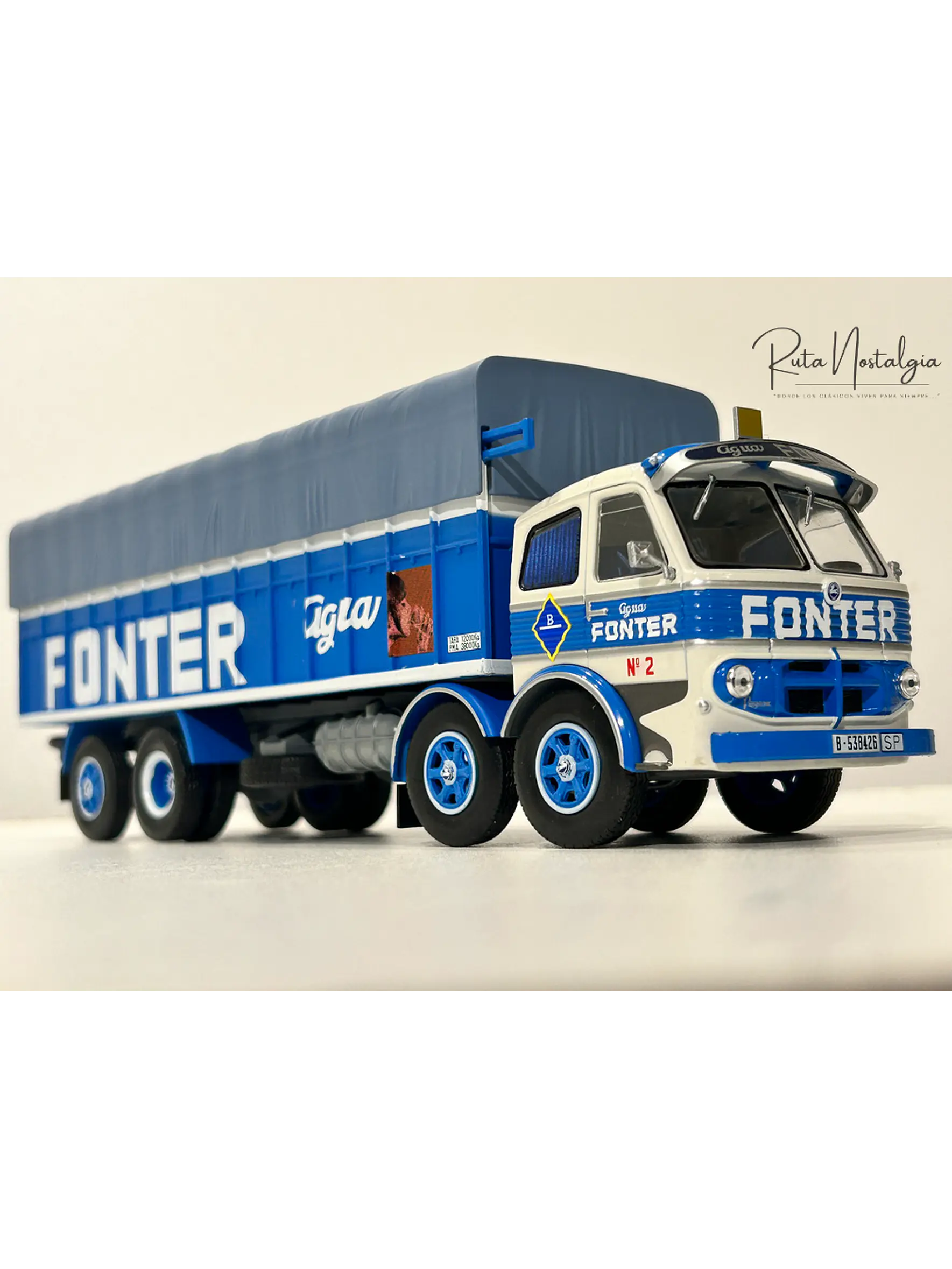 Pegaso 1066/52 Fonter 1972 – Salvat 1:43 | Colección Camiones Españoles.  Ruta Nostalgia 1