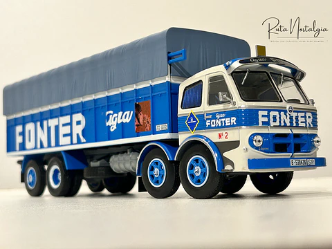 Pegaso 1066/52 Fonter 1972 – Salvat 1:43 | Colección Camiones Españoles.  Ruta Nostalgia