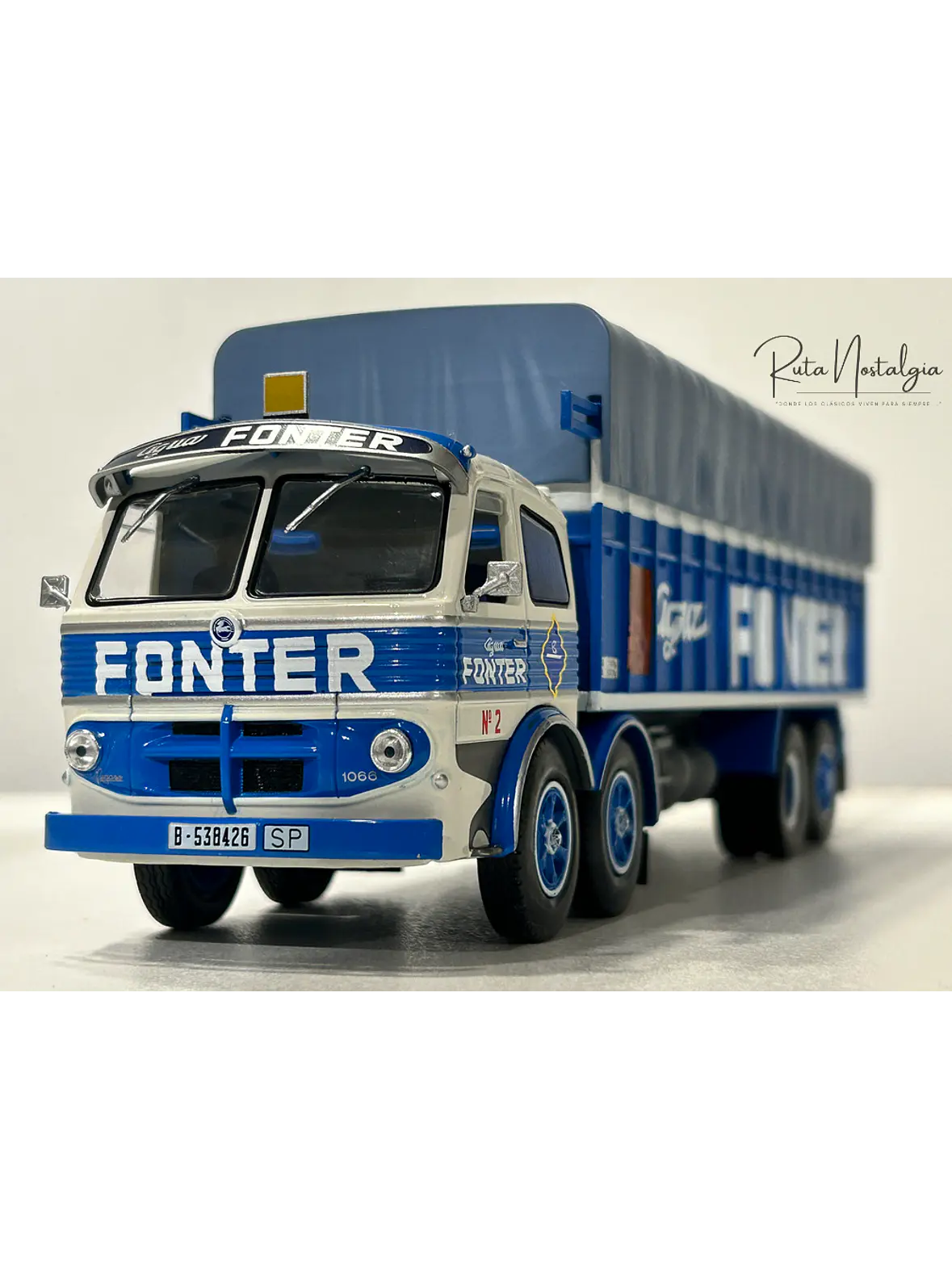 Pegaso 1066/52 Fonter 1972 – Salvat 1:43 | Colección Camiones Españoles.  Ruta Nostalgia 3