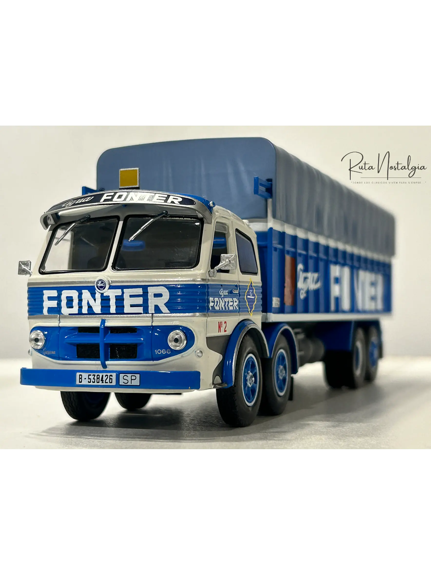 Pegaso 1066/52 Fonter 1972 – Salvat 1:43 | Colección Camiones Españoles.  Ruta Nostalgia 3
