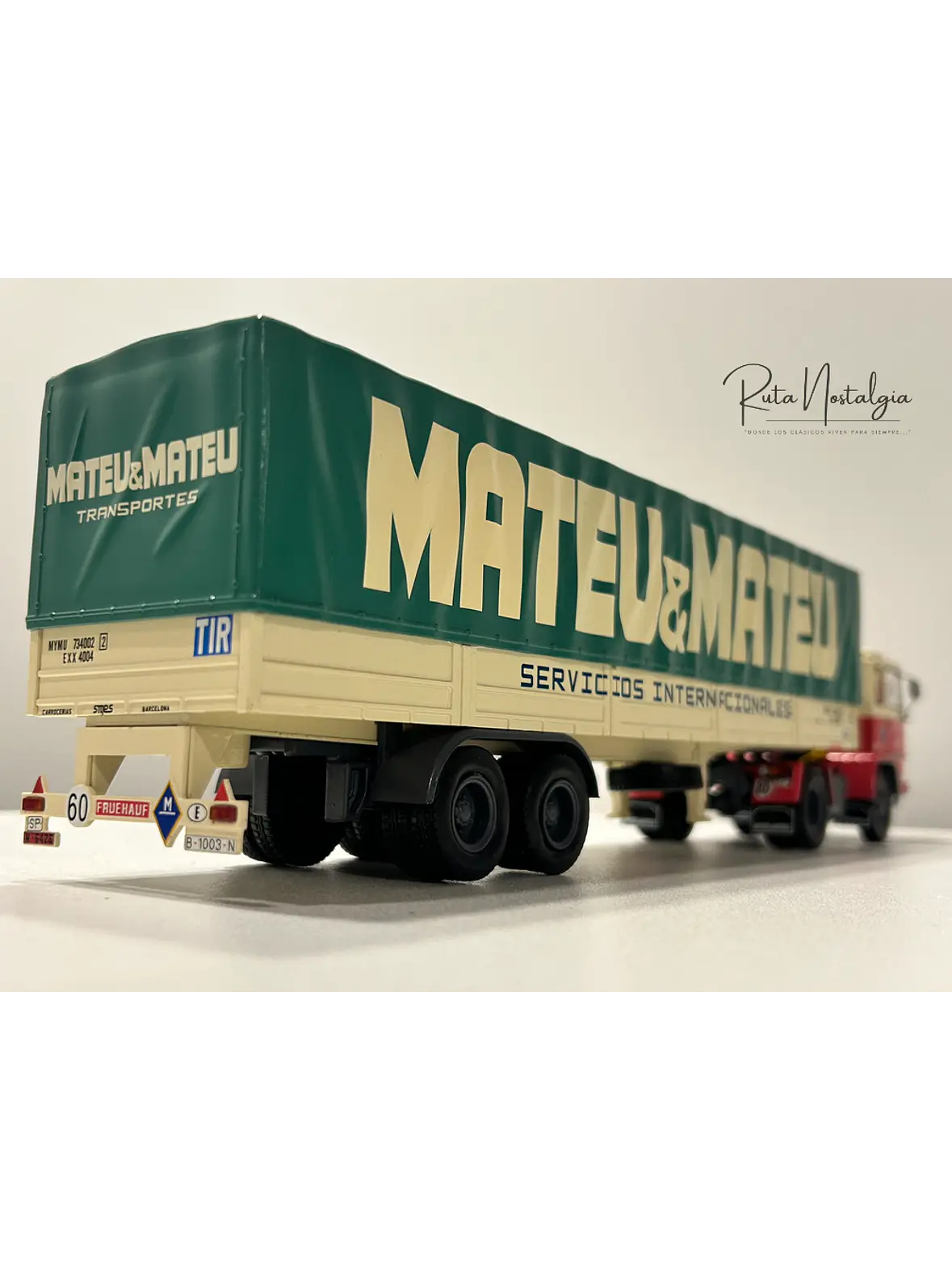 Camión Pegaso 2080/50 Mateu & Mateu 1972 | Salvat 1:43 – tráiler clásico español para coleccionistas y transportistas nostálgicos 7