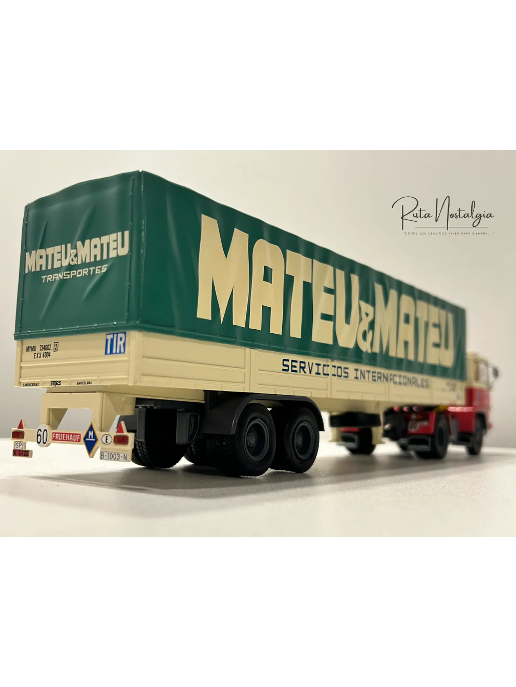 Camión Pegaso 2080/50 Mateu & Mateu 1972 | Salvat 1:43 – tráiler clásico español para coleccionistas y transportistas nostálgicos 7