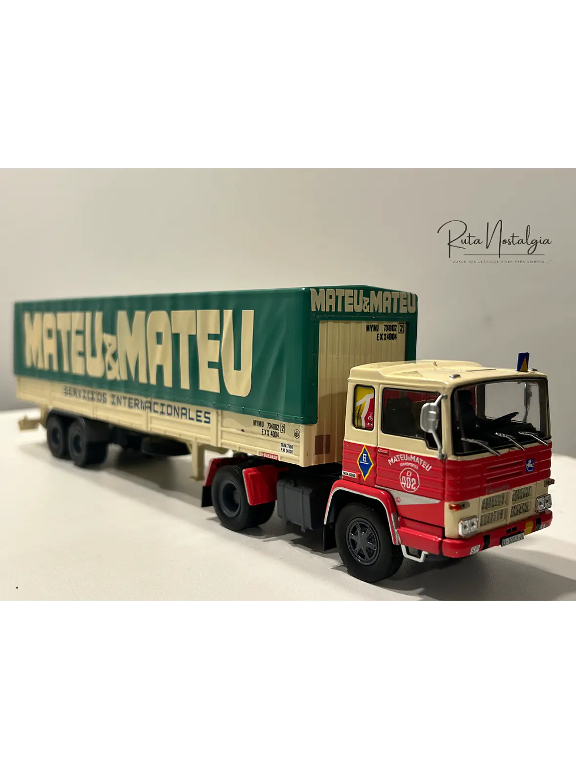 Camión Pegaso 2080/50 Mateu & Mateu 1972 | Salvat 1:43 – tráiler clásico español para coleccionistas y transportistas nostálgicos 9