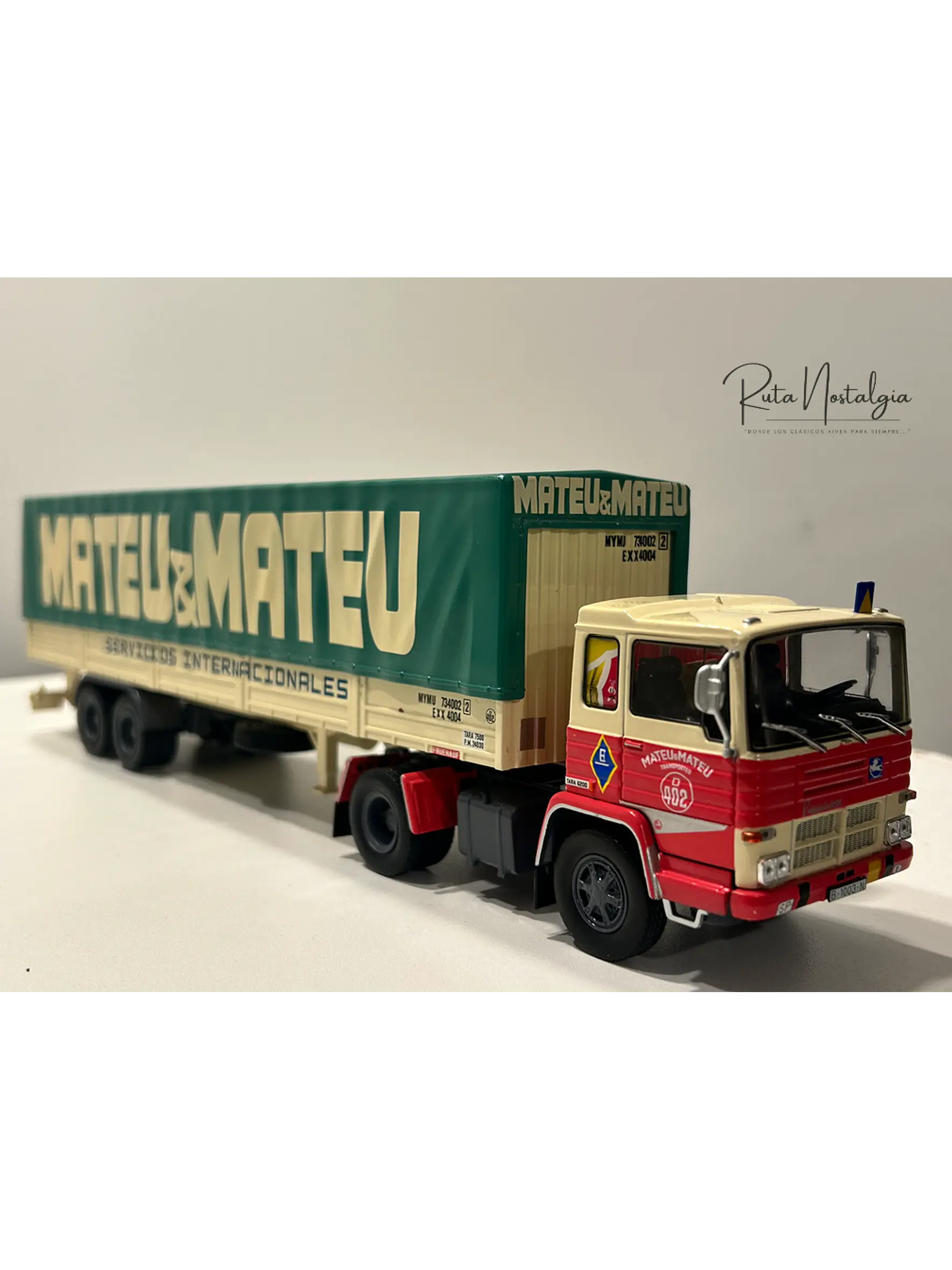 Camión Pegaso 2080/50 Mateu & Mateu 1972 | Salvat 1:43 – tráiler clásico español para coleccionistas y transportistas nostálgicos 9
