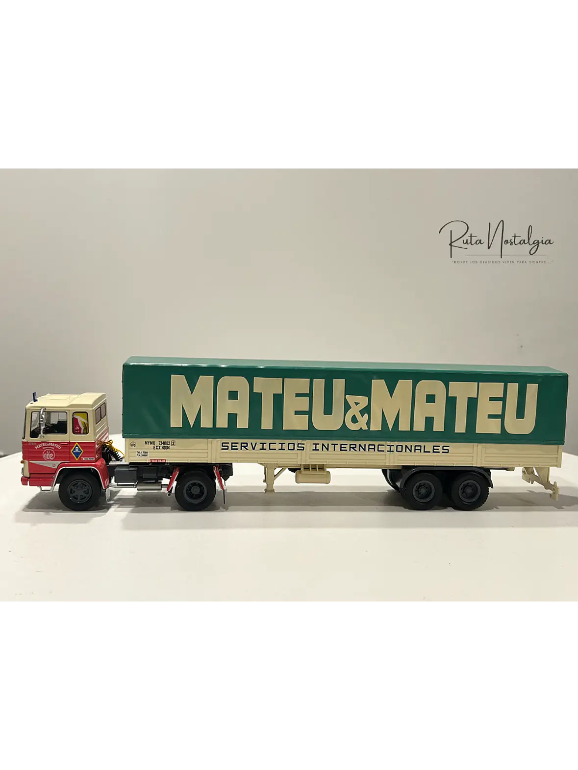Camión Pegaso 2080/50 Mateu & Mateu 1972 | Salvat 1:43 – tráiler clásico español para coleccionistas y transportistas nostálgicos 5