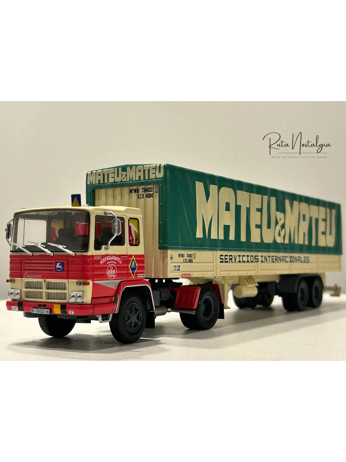 Camión Pegaso 2080/50 Mateu & Mateu 1972 | Salvat 1:43 – tráiler clásico español para coleccionistas y transportistas nostálgicos 4