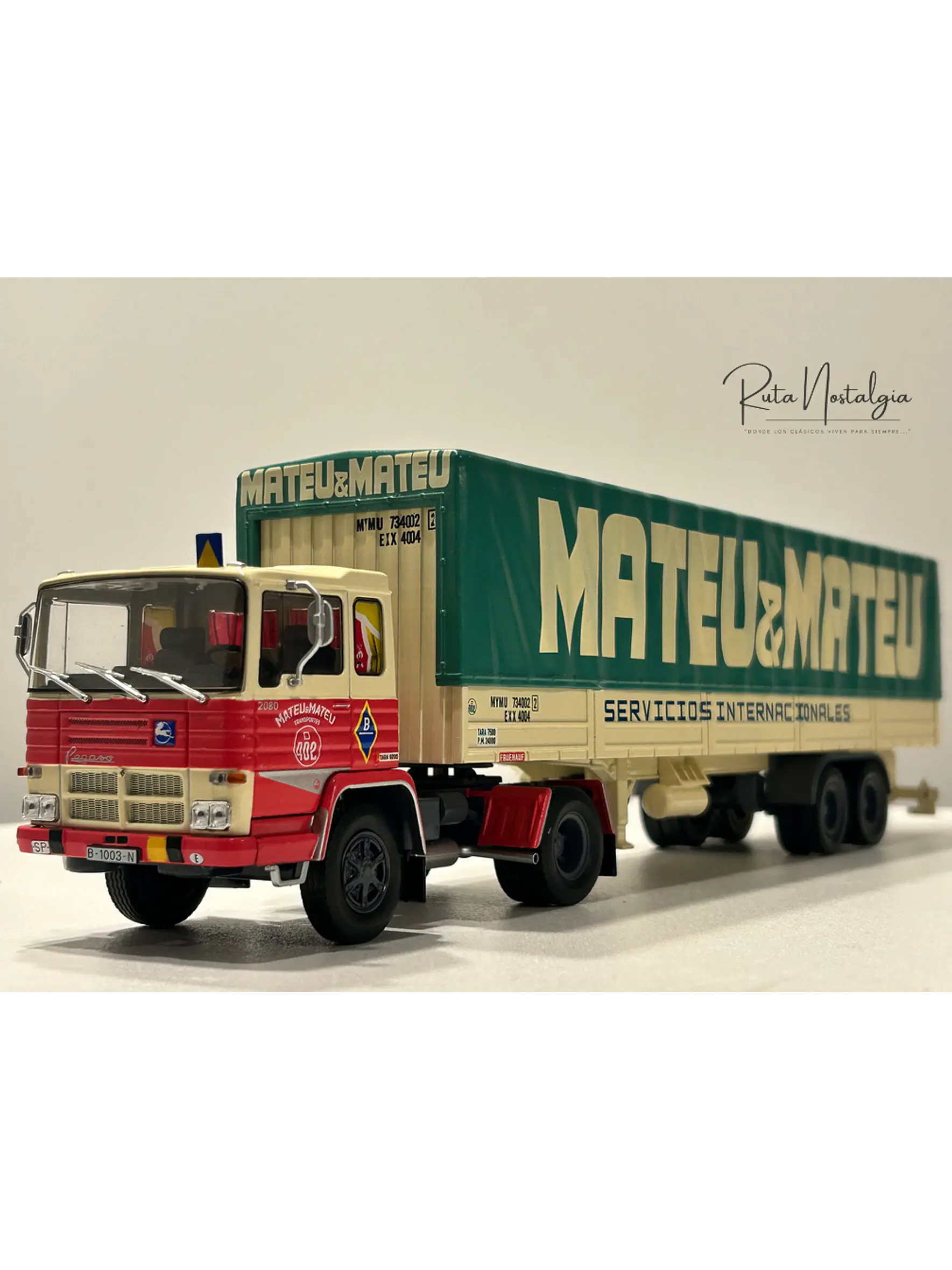 Camión Pegaso 2080/50 Mateu & Mateu 1972 | Salvat 1:43 – tráiler clásico español para coleccionistas y transportistas nostálgicos 4