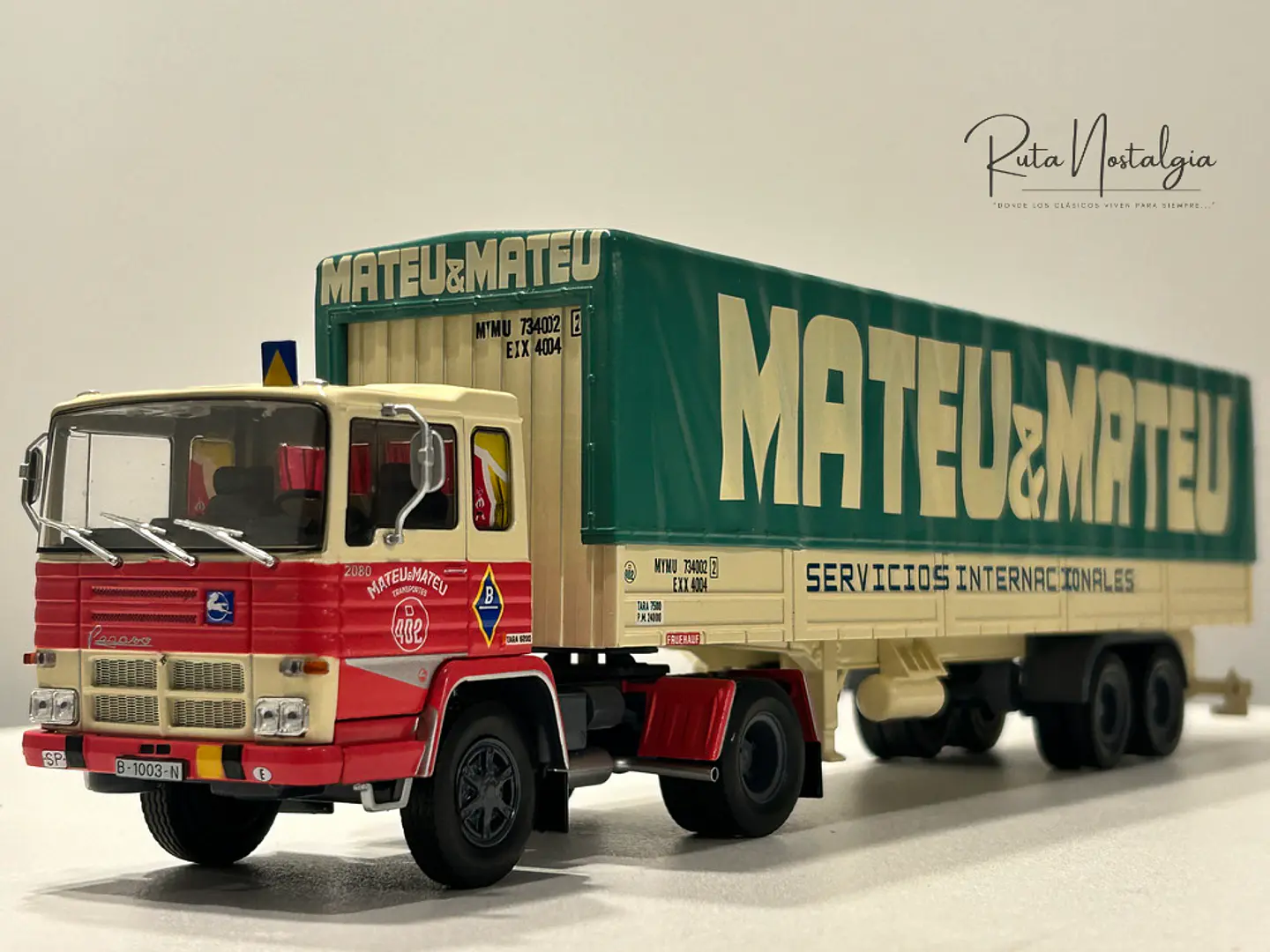 Camión Pegaso 2080/50 Mateu & Mateu 1972 | Salvat 1:43 4