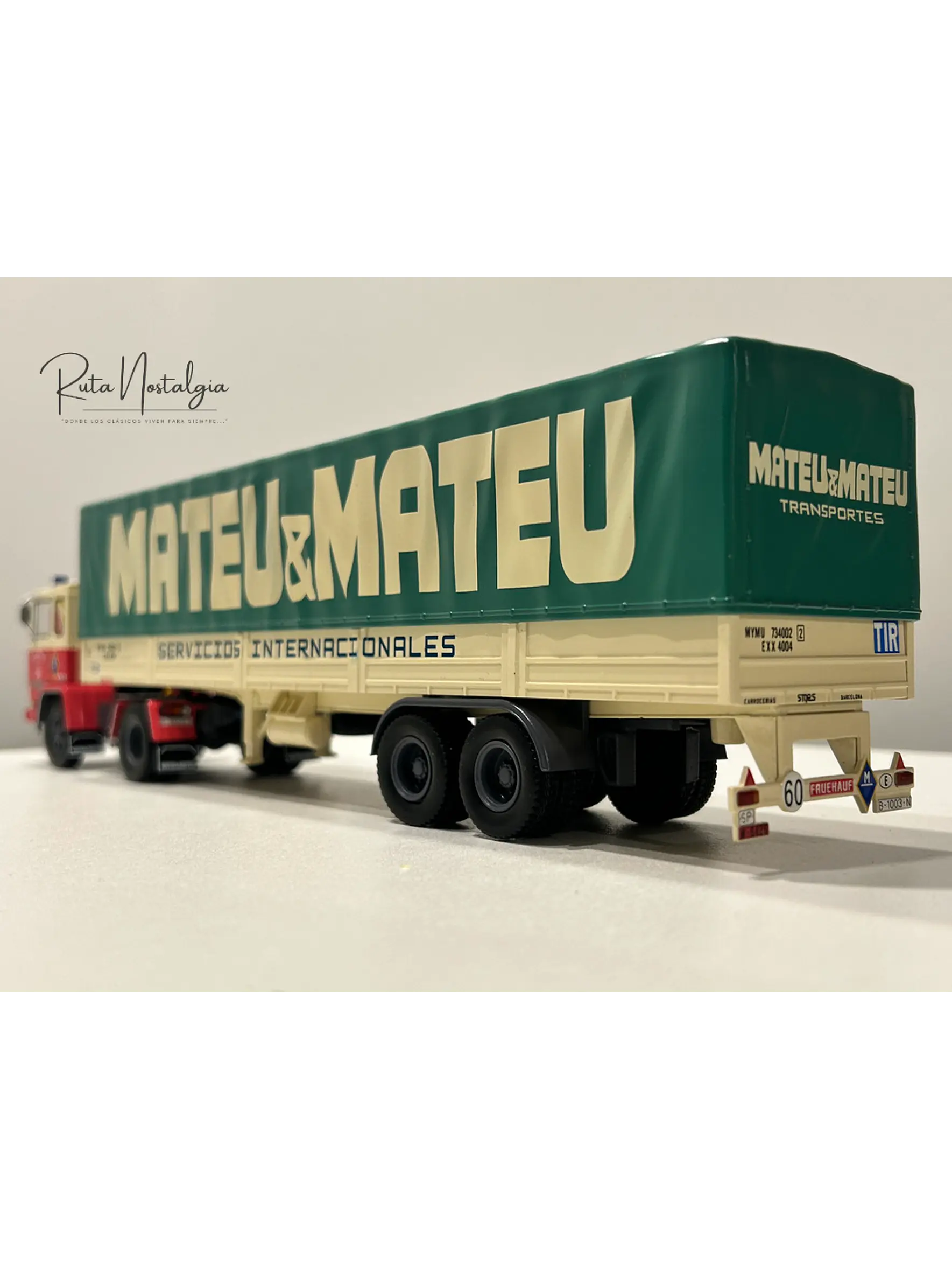 Camión Pegaso 2080/50 Mateu & Mateu 1972 | Salvat 1:43 – tráiler clásico español para coleccionistas y transportistas nostálgicos 6