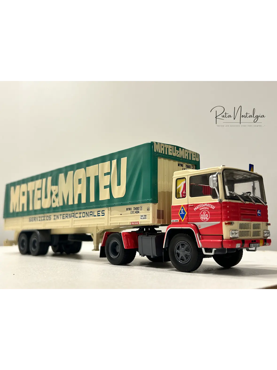 Camión Pegaso 2080/50 Mateu & Mateu 1972 | Salvat 1:43 – tráiler clásico español para coleccionistas y transportistas nostálgicos 1