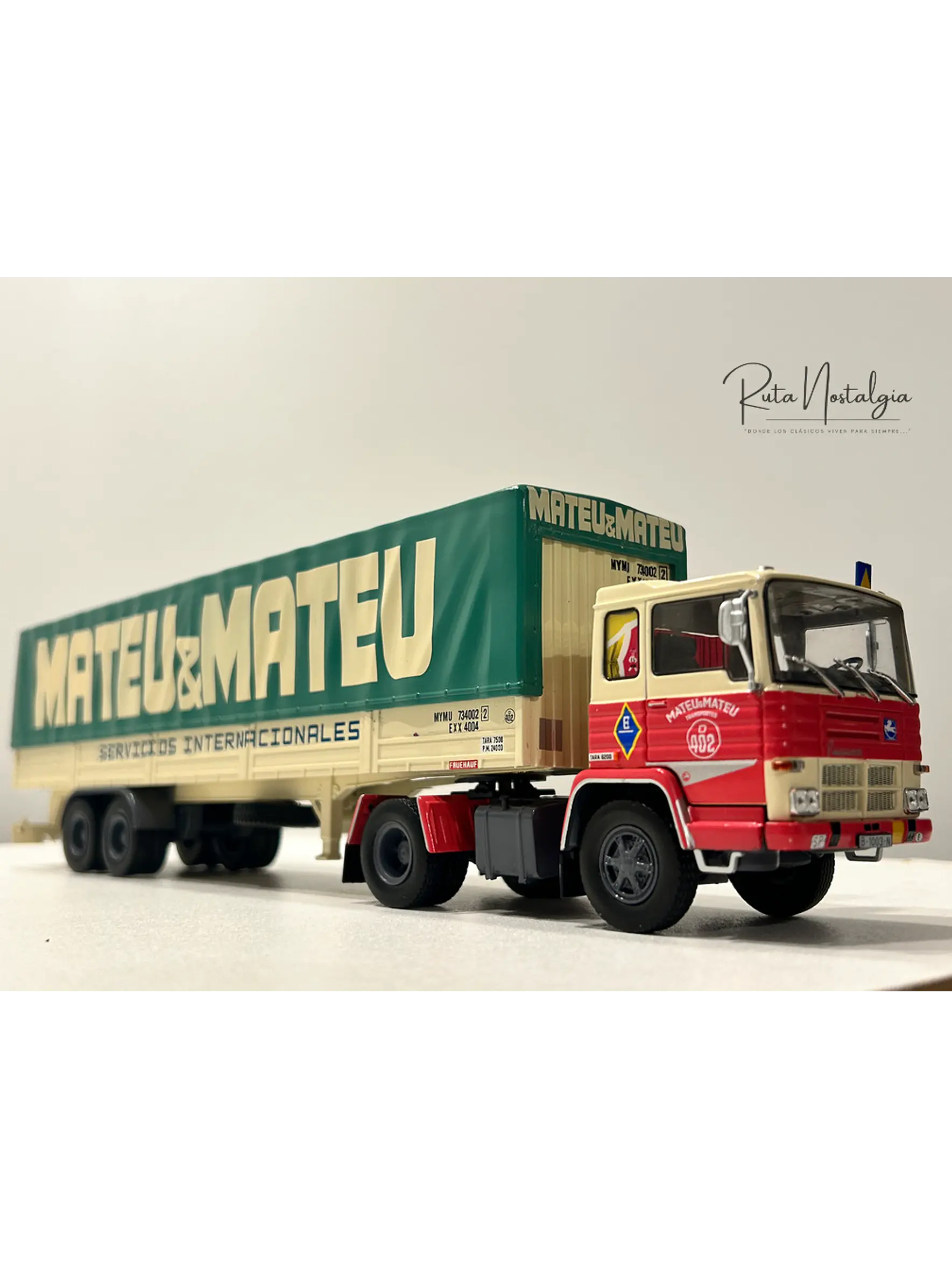 Camión Pegaso 2080/50 Mateu & Mateu 1972 | Salvat 1:43 – tráiler clásico español para coleccionistas y transportistas nostálgicos 1