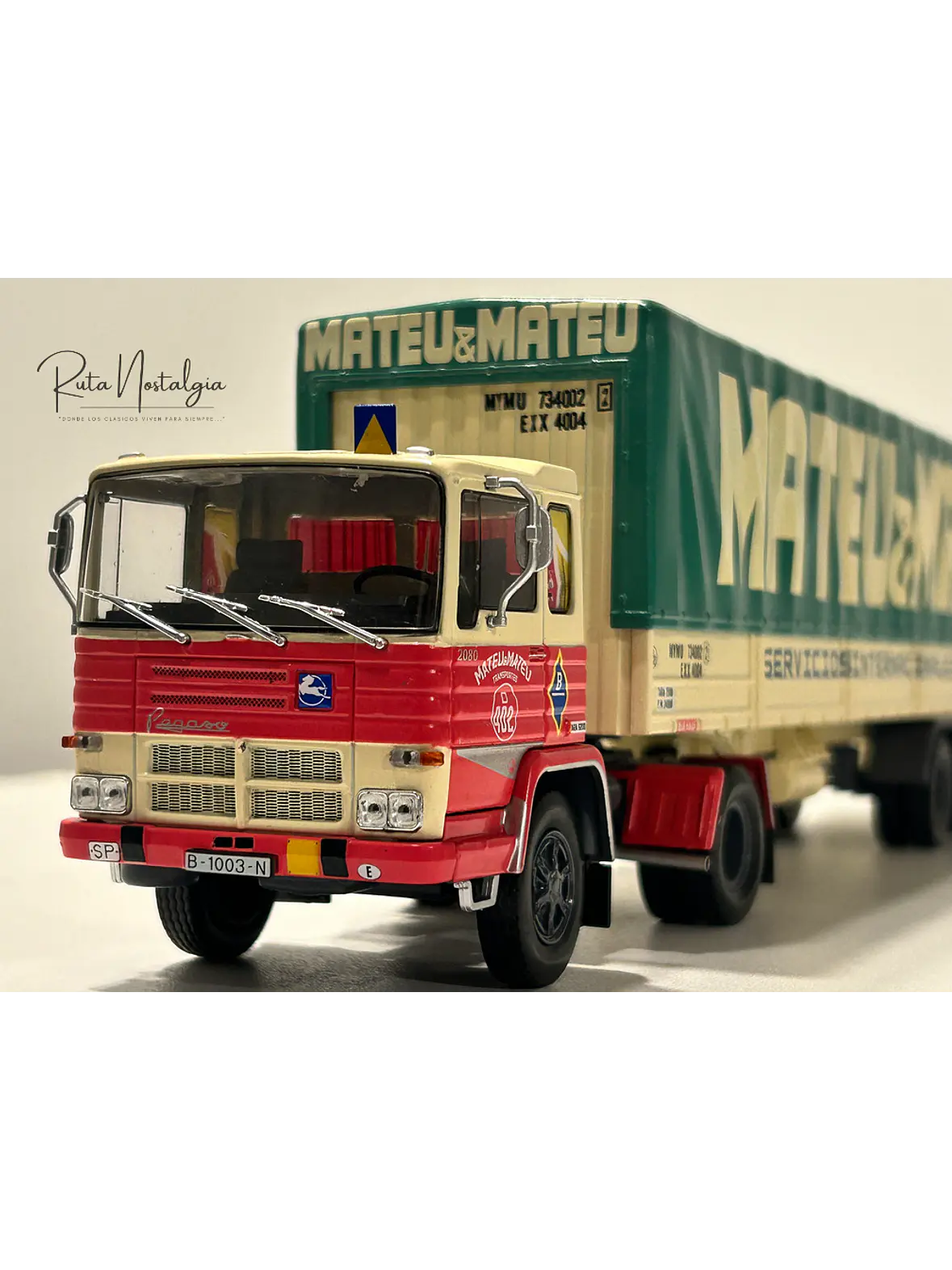 Camión Pegaso 2080/50 Mateu & Mateu 1972 | Salvat 1:43 – tráiler clásico español para coleccionistas y transportistas nostálgicos 3