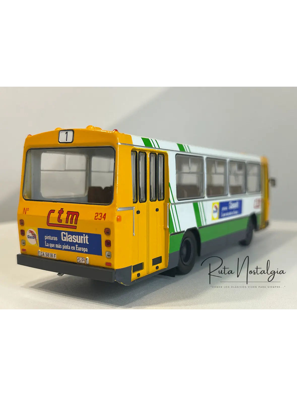 Pegaso 5062A – Autobús Urbano 1976 | Salvat 1:43 – Colección Pegaso España 6
