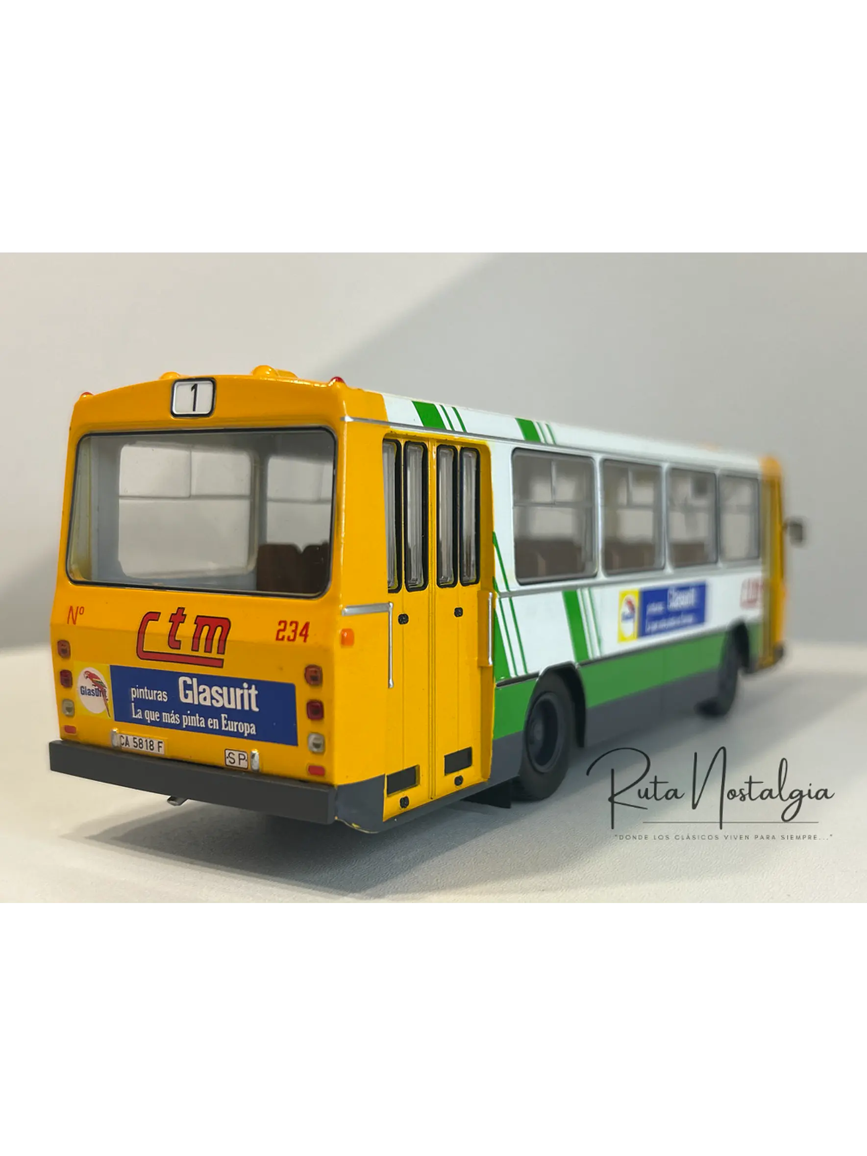Pegaso 5062A – Autobús Urbano 1976 | Salvat 1:43 – Colección Pegaso España 6