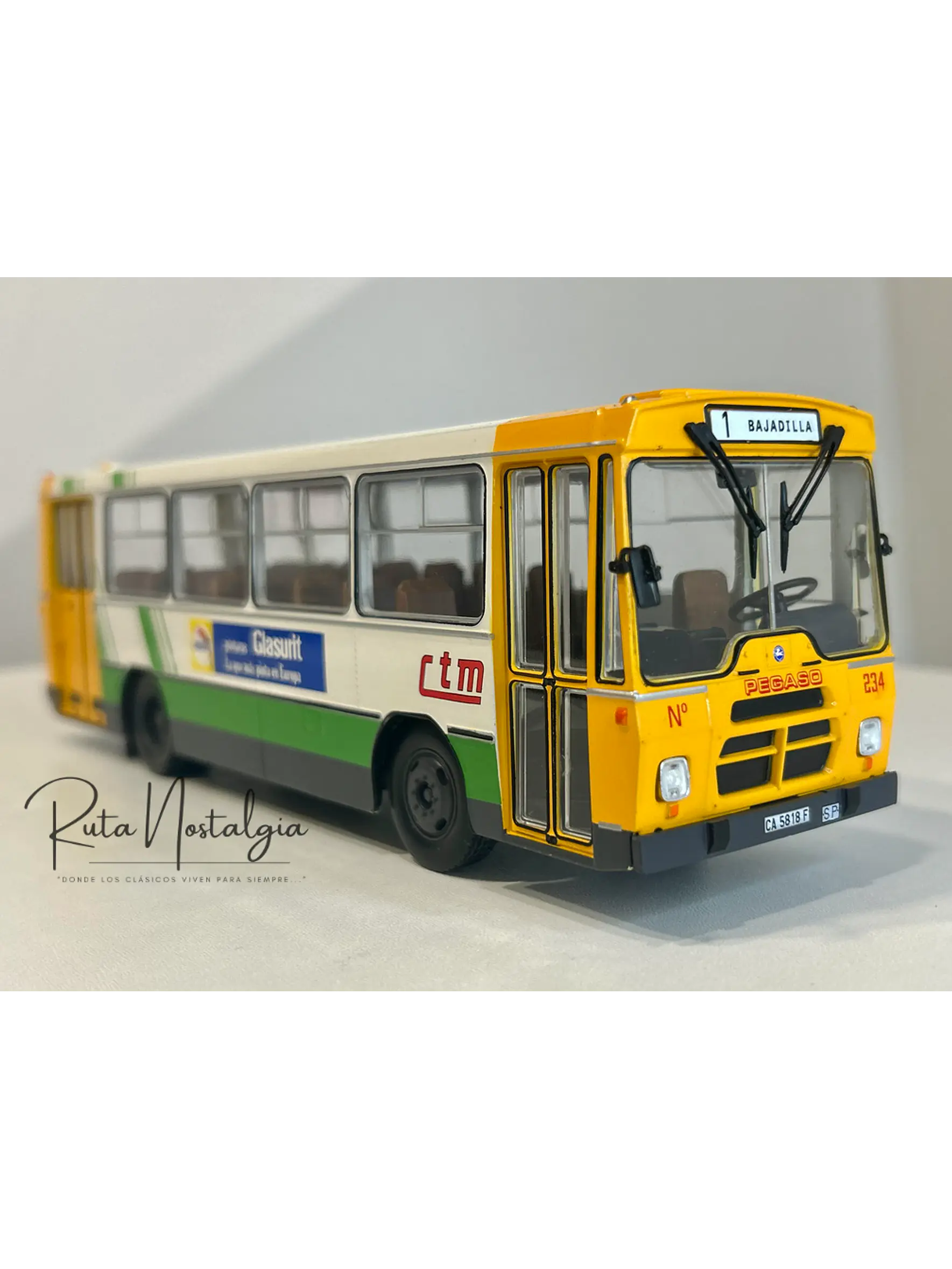 Pegaso 5062A – Autobús Urbano 1976 | Salvat 1:43 – Colección Pegaso España 4