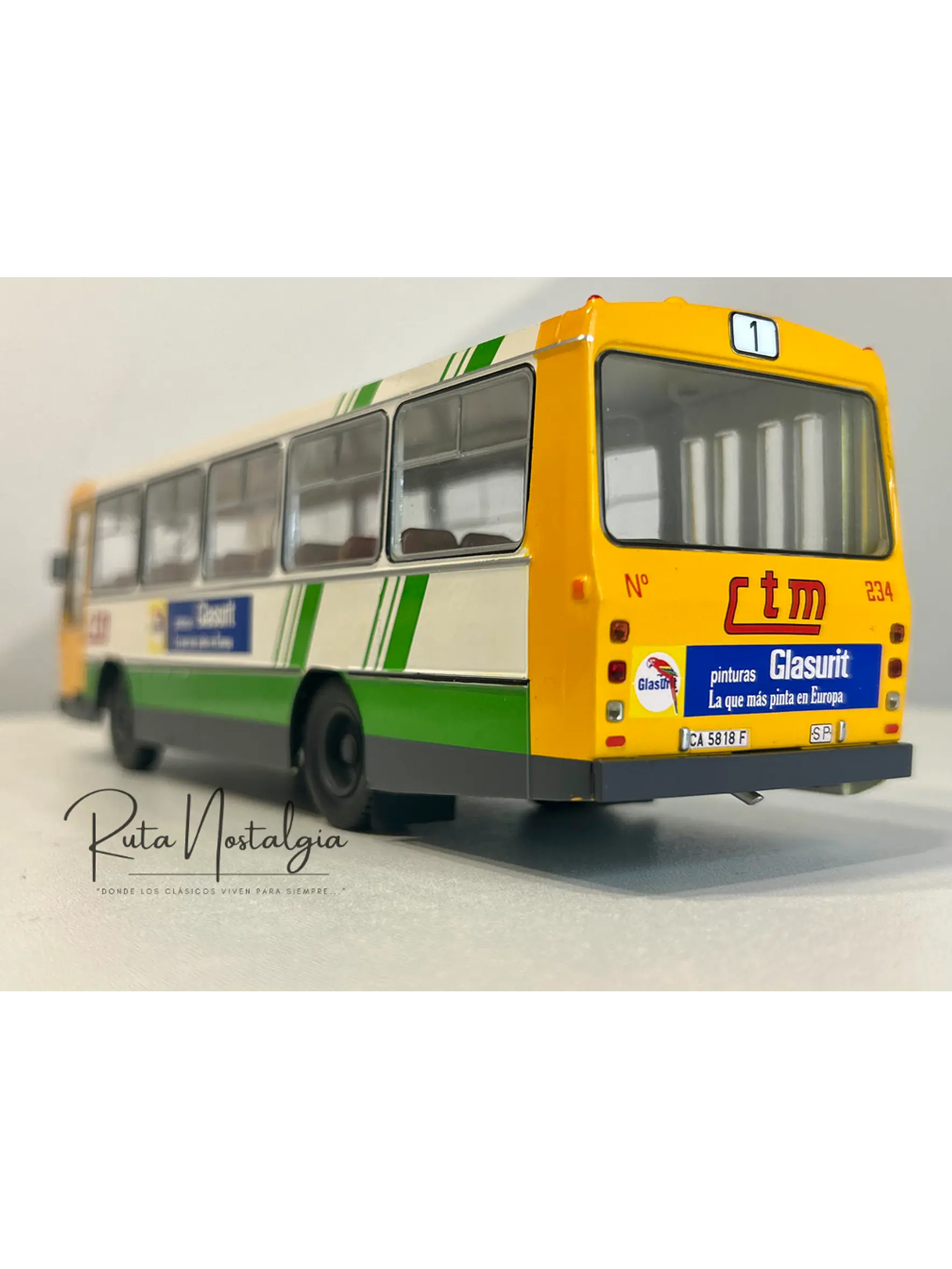 Pegaso 5062A – Autobús Urbano 1976 | Salvat 1:43 – Colección Pegaso España 7
