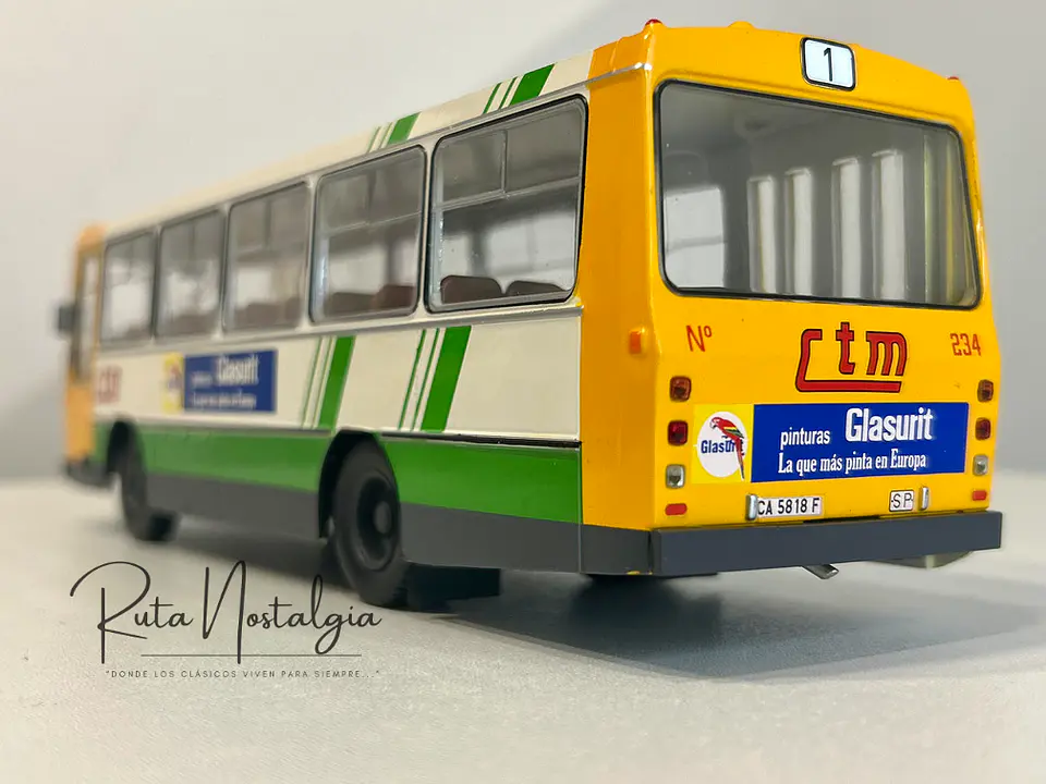 Bus Pegaso 5062A 1976 | Salvat 1:43 Coleccionable 7