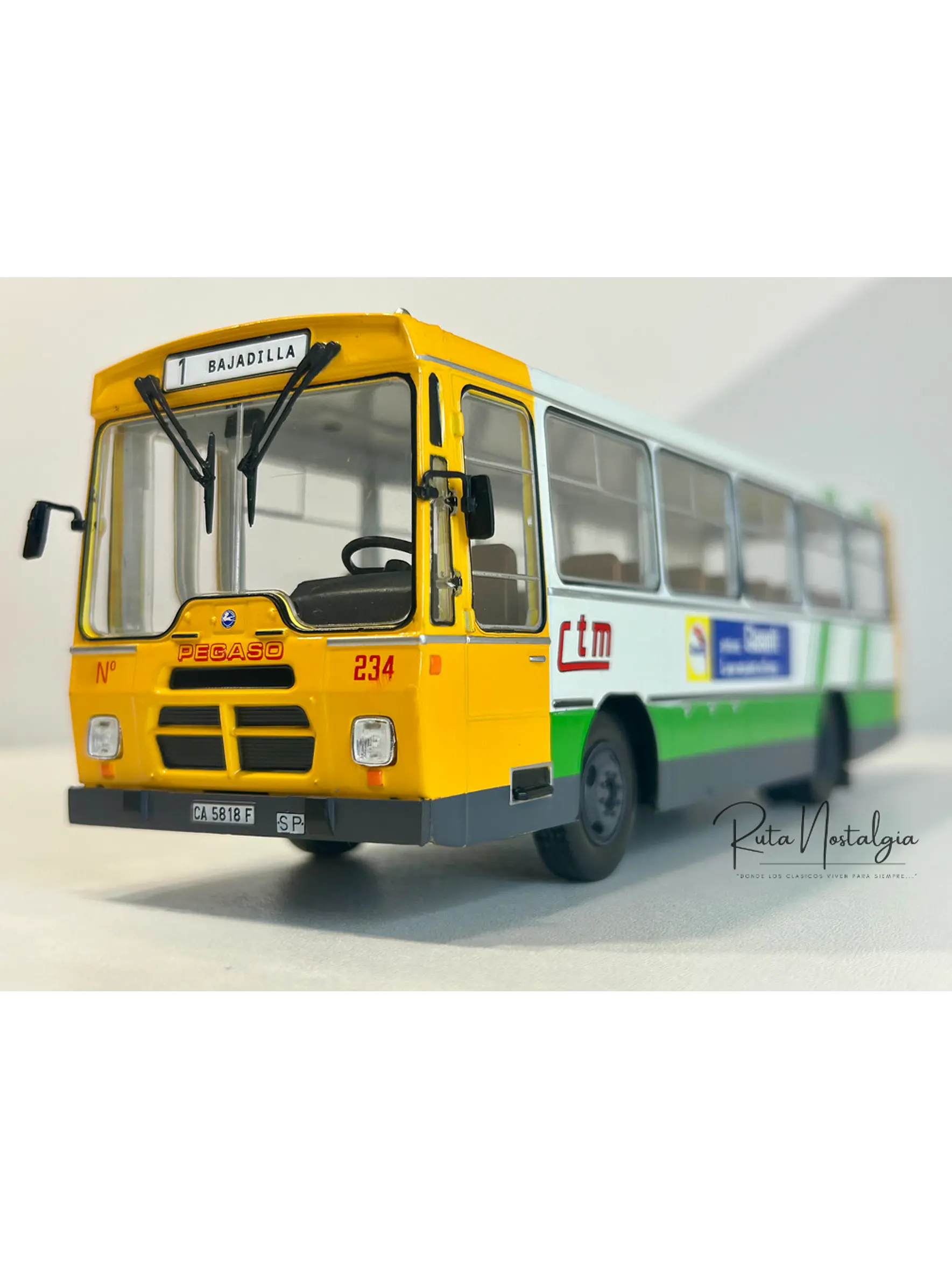 Pegaso 5062A – Autobús Urbano 1976 | Salvat 1:43 – Colección Pegaso España 1
