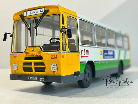 Pegaso 5062A – Autobús Urbano 1976 | Salvat 1:43 – Colección Pegaso España