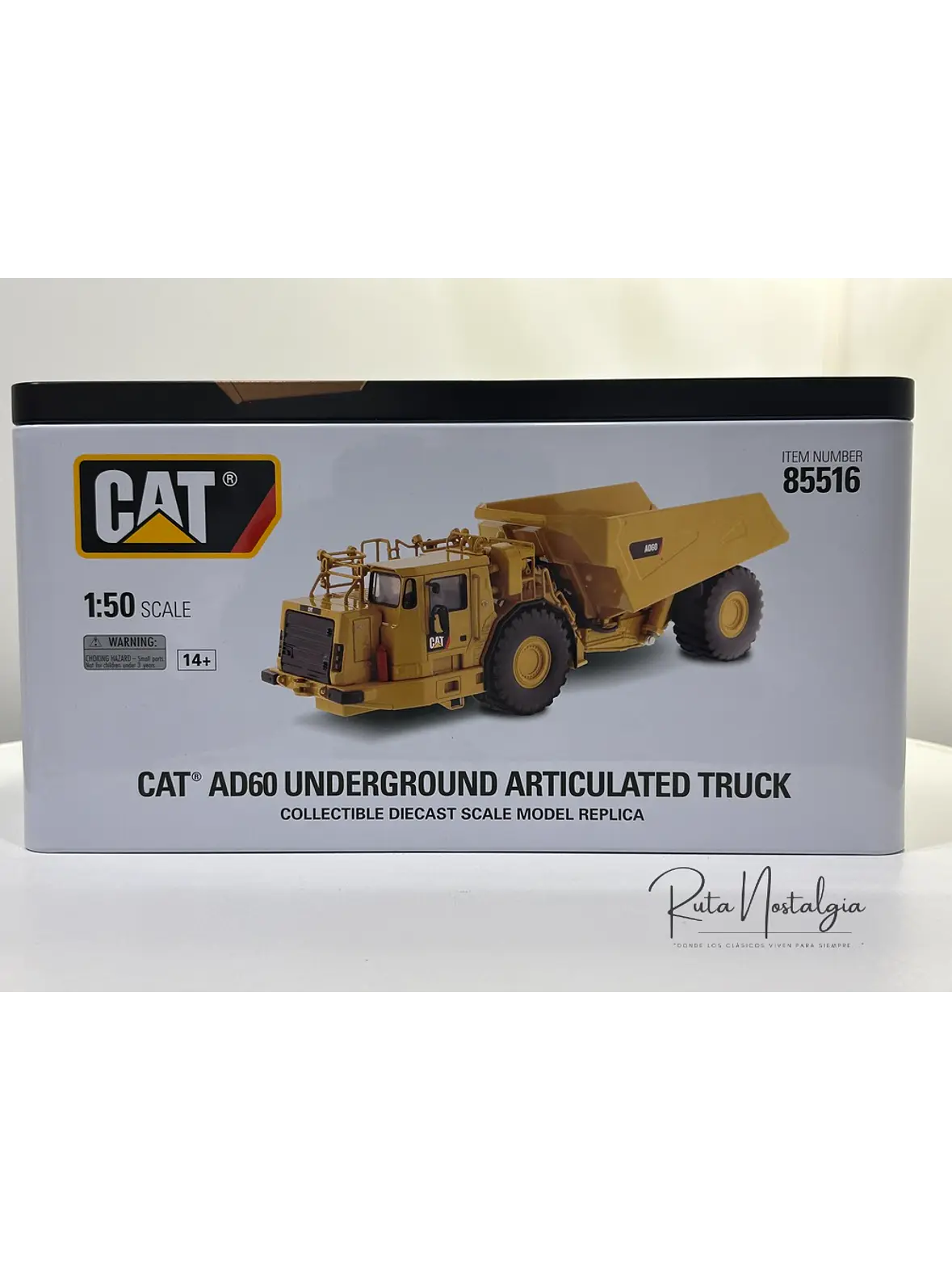 Camión Dumper Subterráneo CAT AD60 | Diecast Masters - Escala 1:50 – Equipo minería subterránea bajo perfil  15