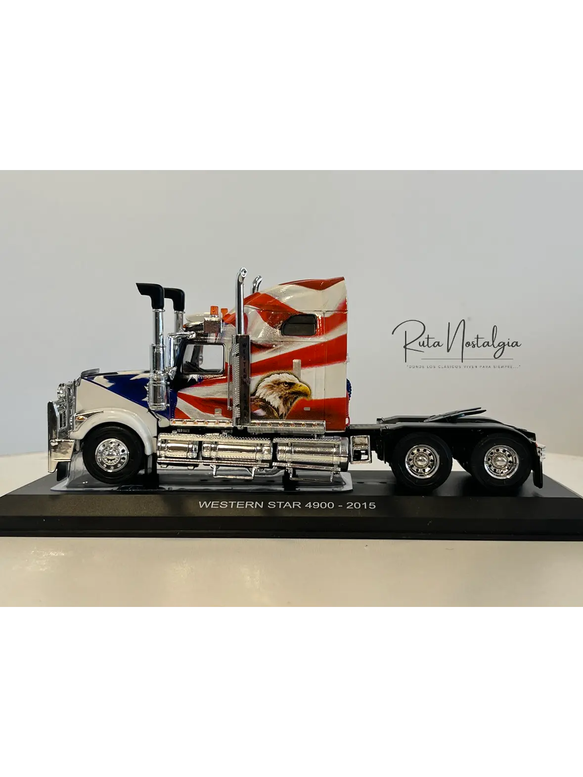 Western Star 4900 “American Eagle” 2015 1:43 Hachette – Camión americano showtruck de colección  4