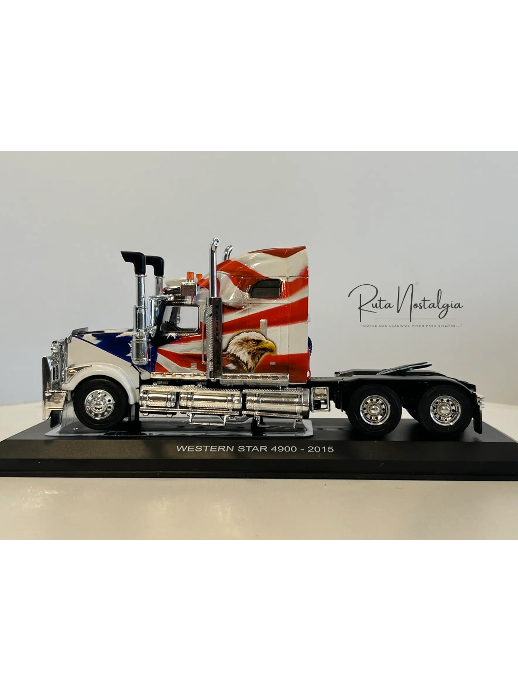 Western Star 4900 “American Eagle” 2015 1:43 Hachette – Camión americano showtruck de colección  4