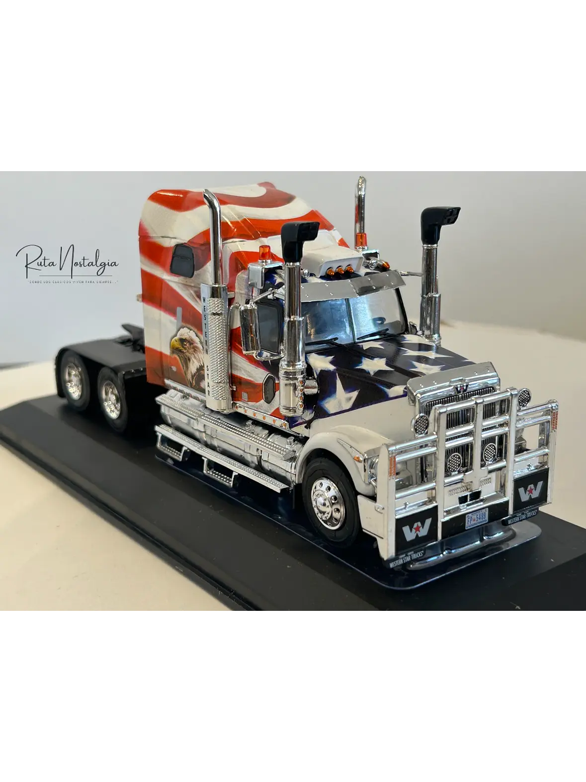 Western Star 4900 “American Eagle” 2015 1:43 Hachette – Camión americano showtruck de colección  9