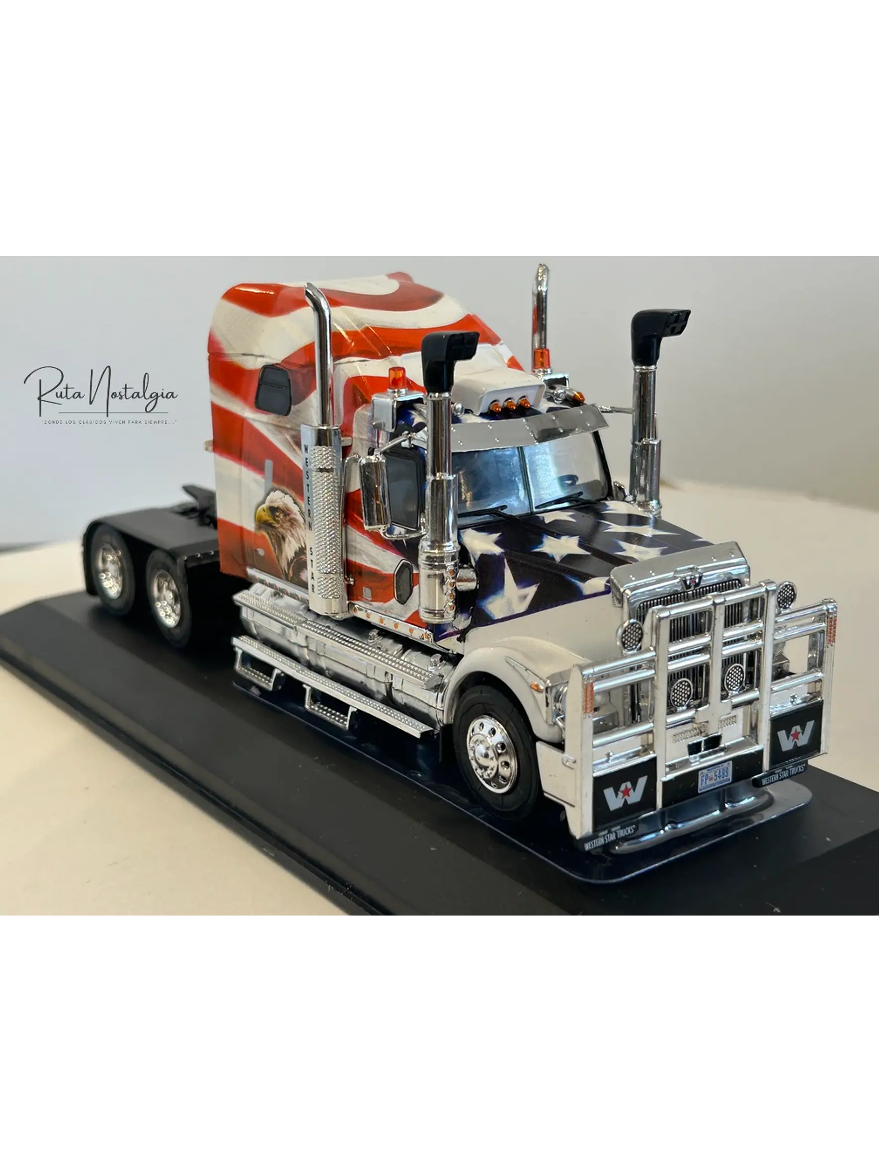 Western Star 4900 “American Eagle” 2015 1:43 Hachette – Camión americano showtruck de colección  9