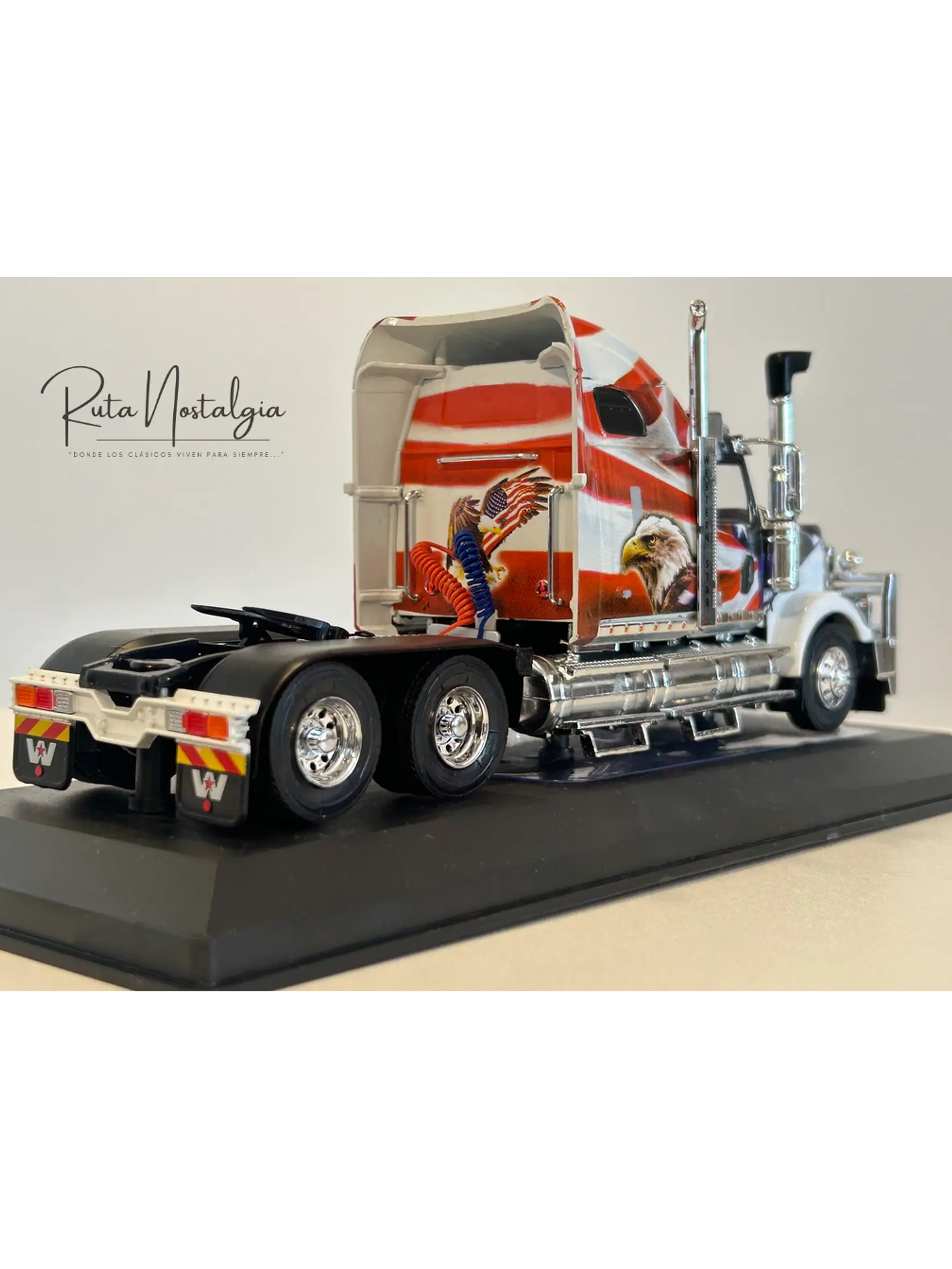 Western Star 4900 “American Eagle” 2015 1:43 Hachette – Camión americano showtruck de colección  7