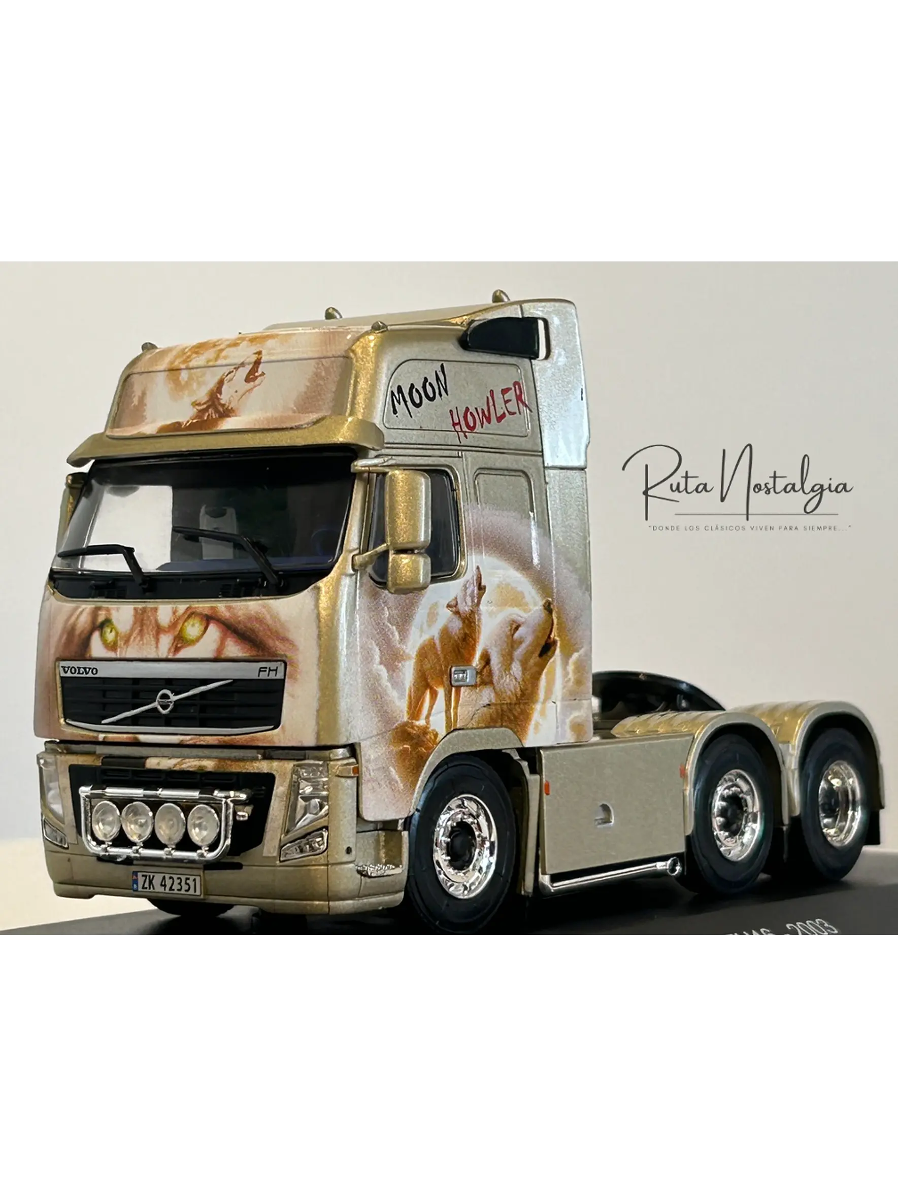 Volvo FH16 2003 “Moon Howler” 1:43 Hachette – Camión sueco colección tuning  3