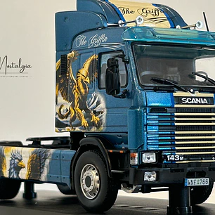 Scania 143M 500 “The Griffin” 1990 1:43 Hachette – Camión V8 sueco. Colección tuning