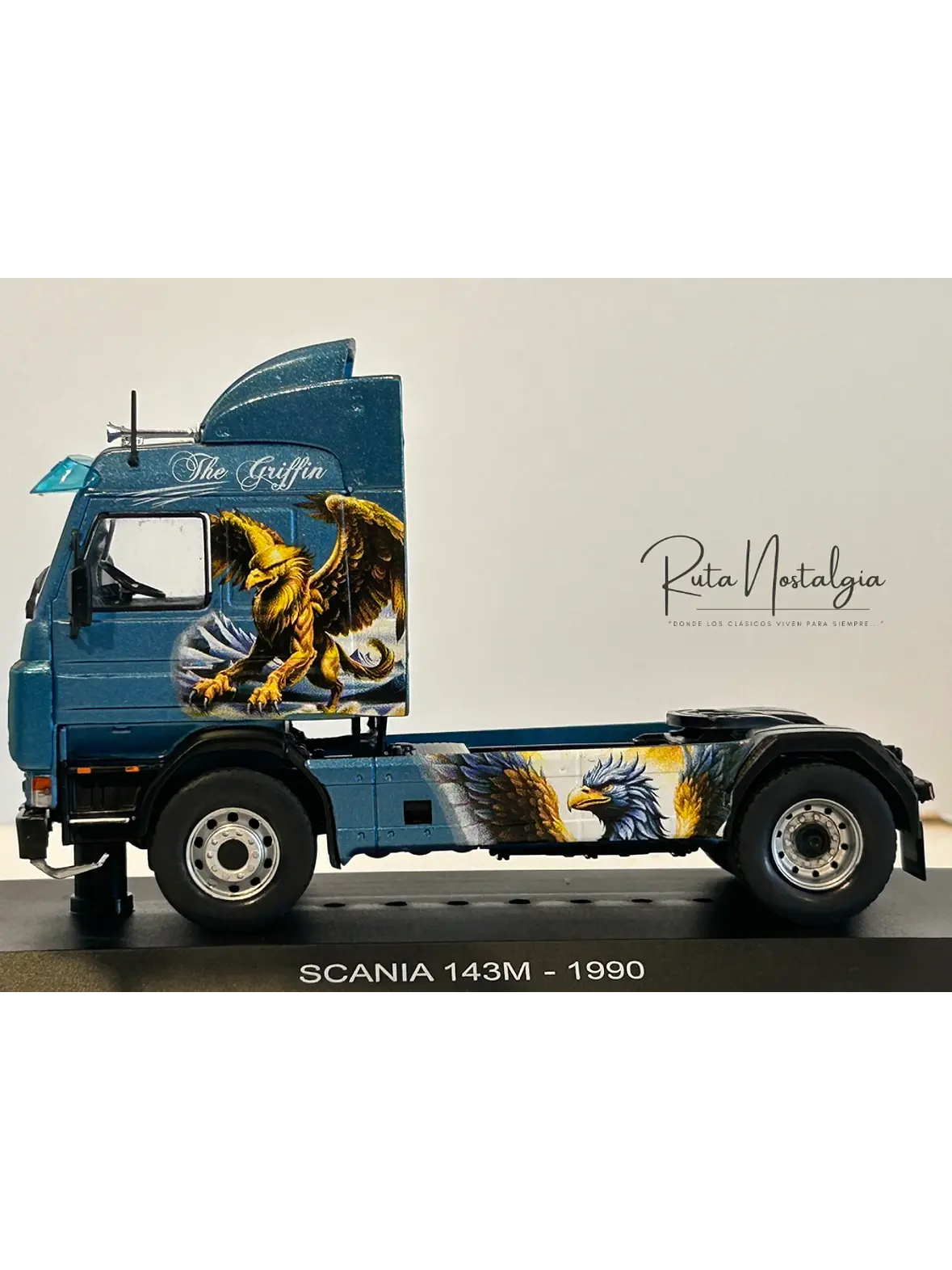Scania 143M 500 “The Griffin” 1990 1:43 Hachette – Camión V8 sueco. Colección tuning 4