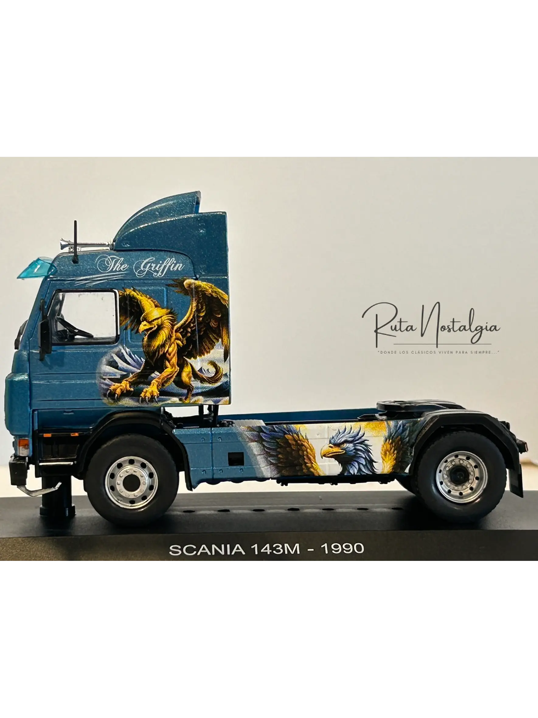Scania 143M 500 “The Griffin” 1990 1:43 Hachette – Camión V8 sueco. Colección tuning 4