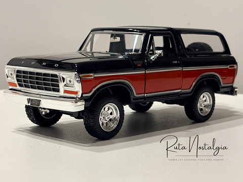 Camioneta Ford Bronco Ranger XLT 1978 Motormax 1:24